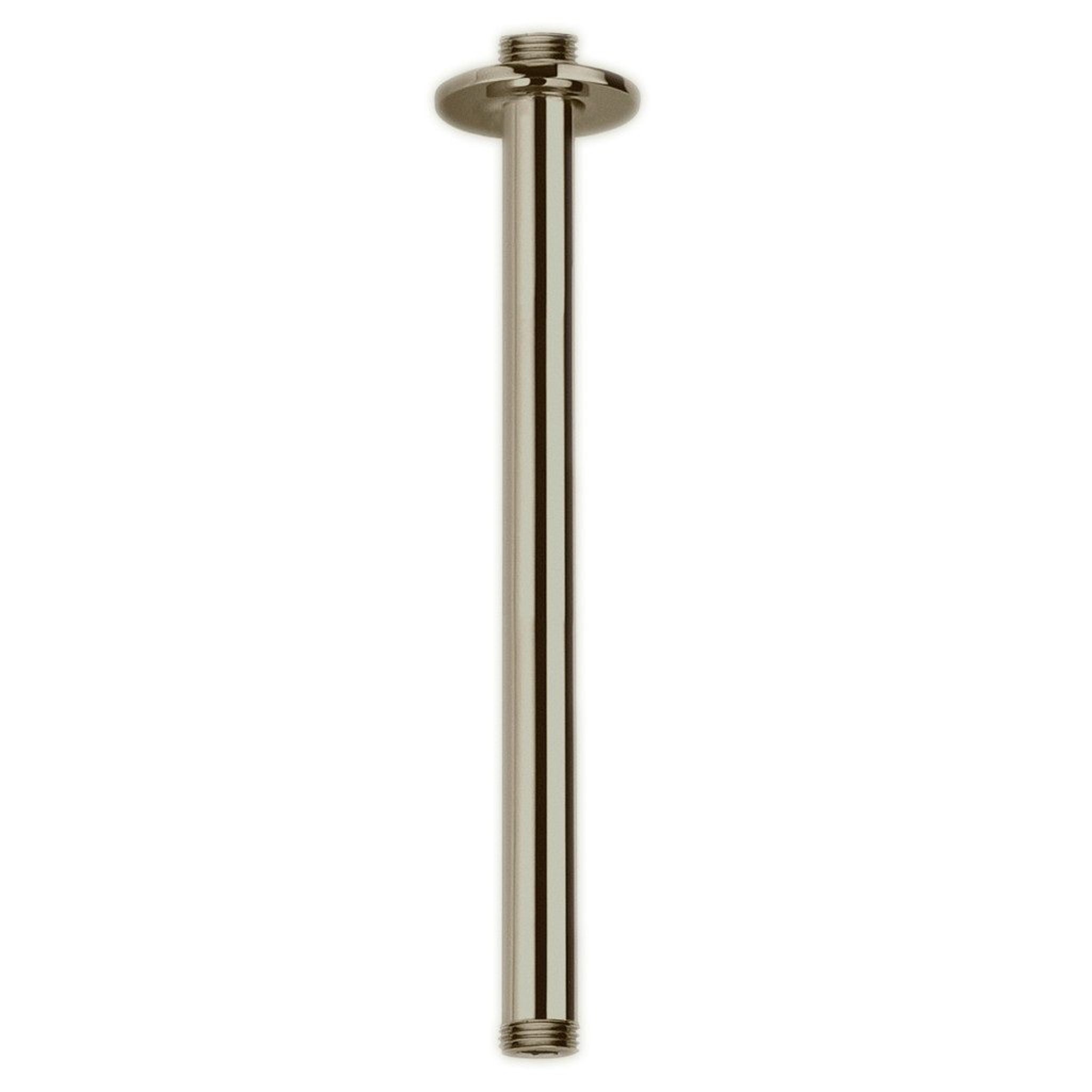 LaToscana by Paini, LaToscana Shower Line 12" Round Brushed Nickel Ceiling-Mounted Shower Arm