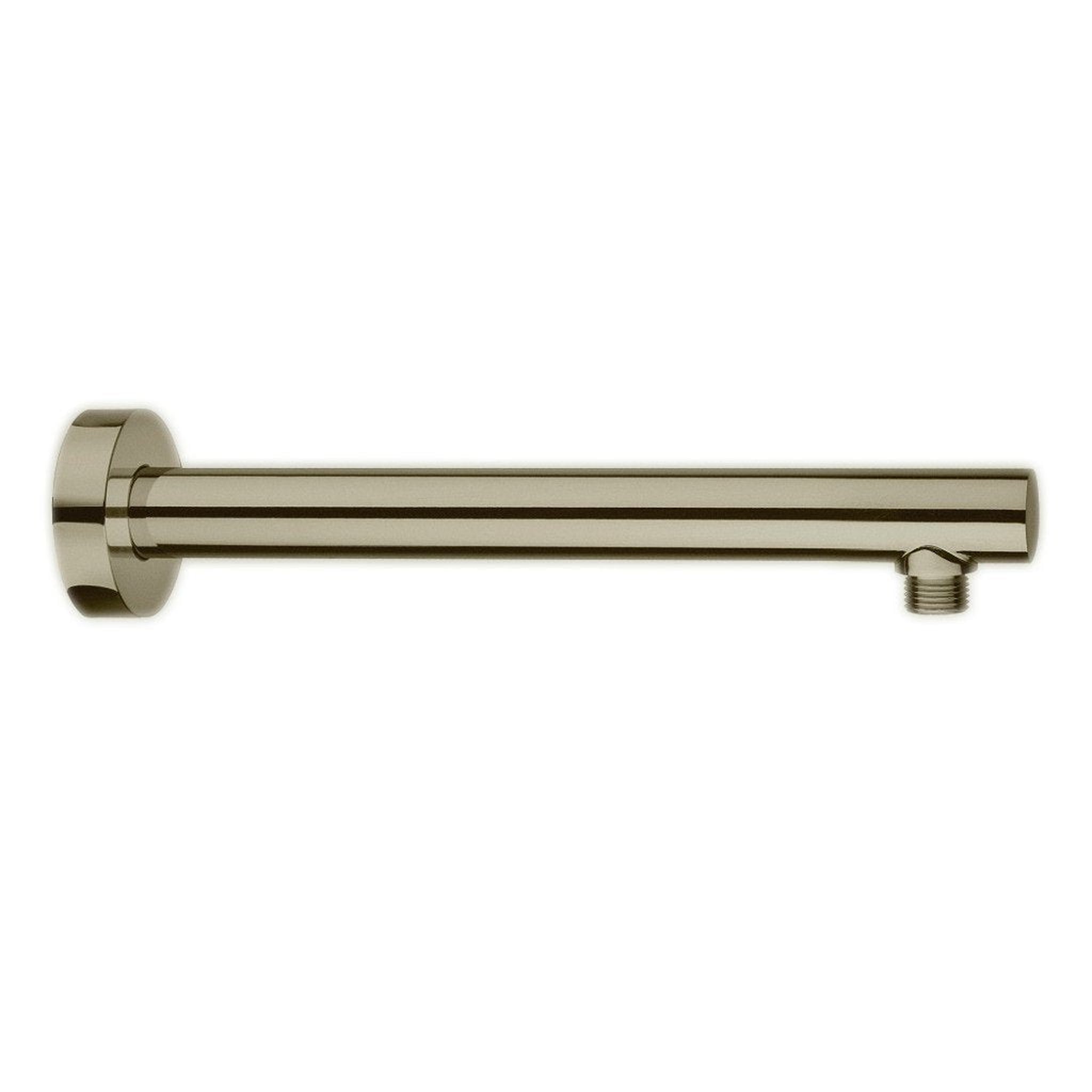 LaToscana by Paini, LaToscana Shower Line 12" Round Brushed Nickel Wall-Mounted Shower Arm