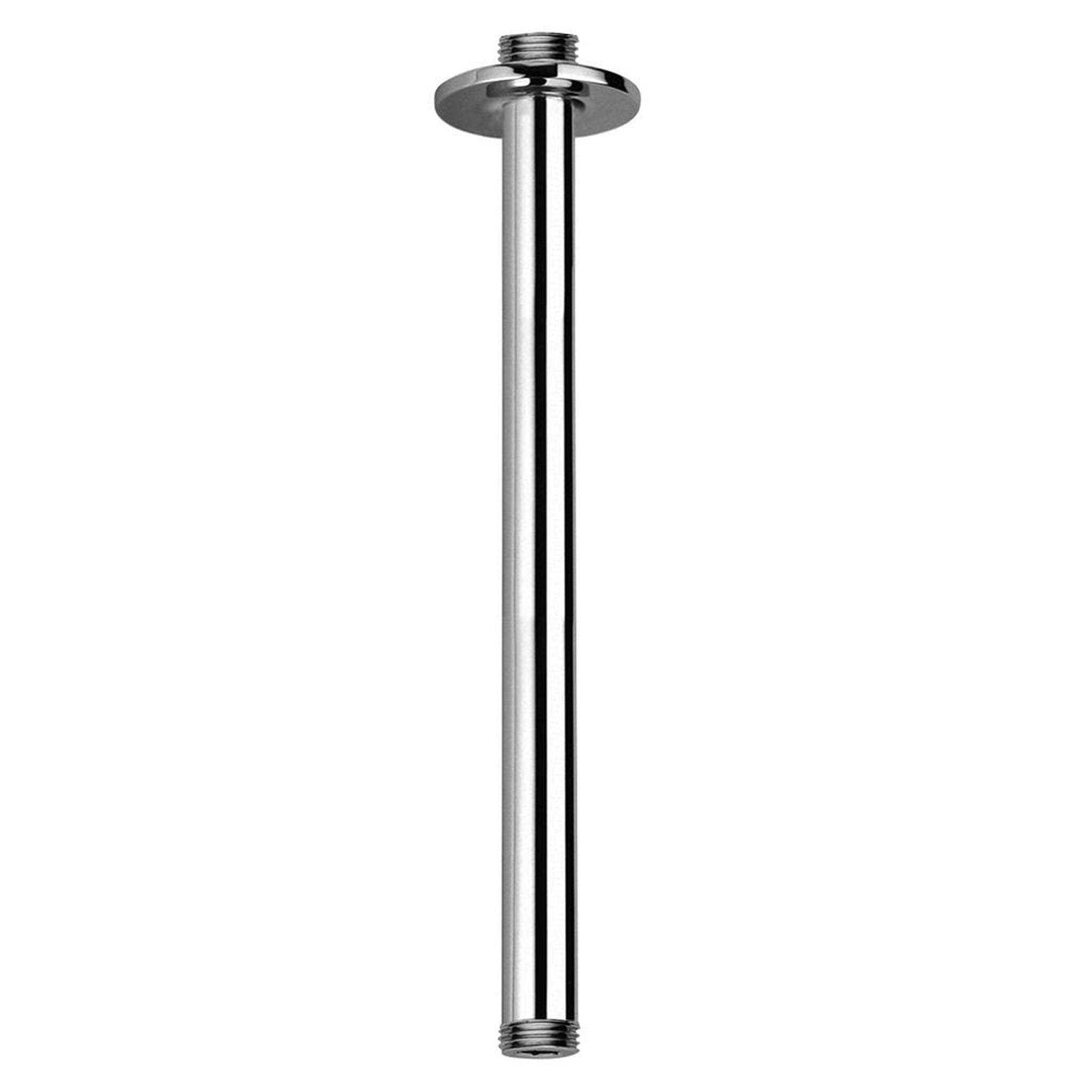 LaToscana by Paini, LaToscana Shower Line 12" Round Chrome Ceiling-Mounted Shower Arm