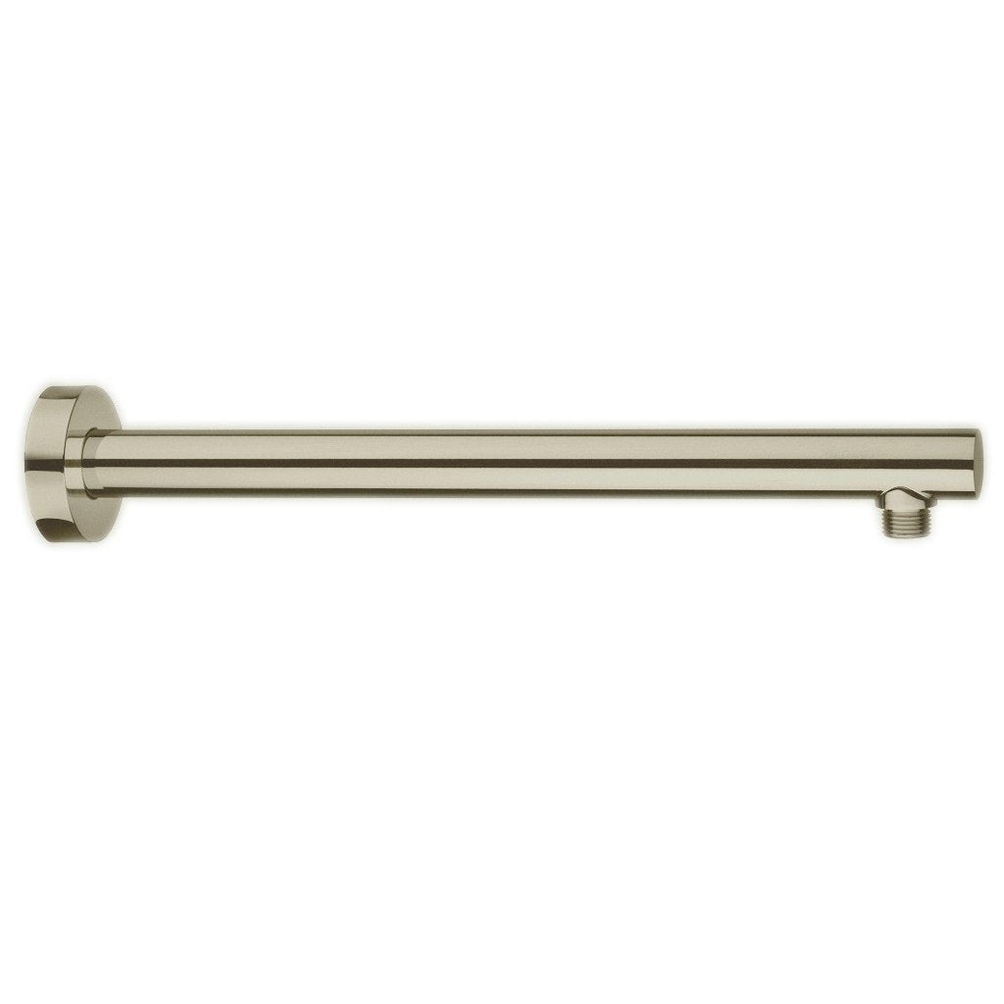 LaToscana by Paini, LaToscana Shower Line 16" Round Brushed Nickel Wall-Mounted Shower Arm