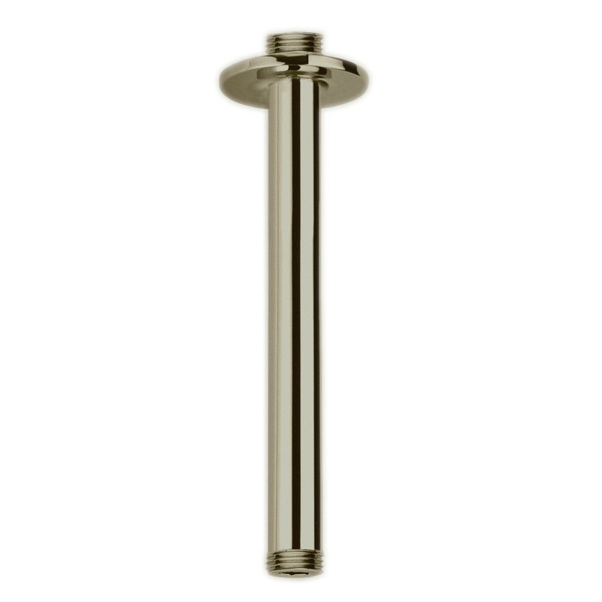 LaToscana by Paini, LaToscana Shower Line 6" Round Brushed Nickel Ceiling-Mounted Shower Arm