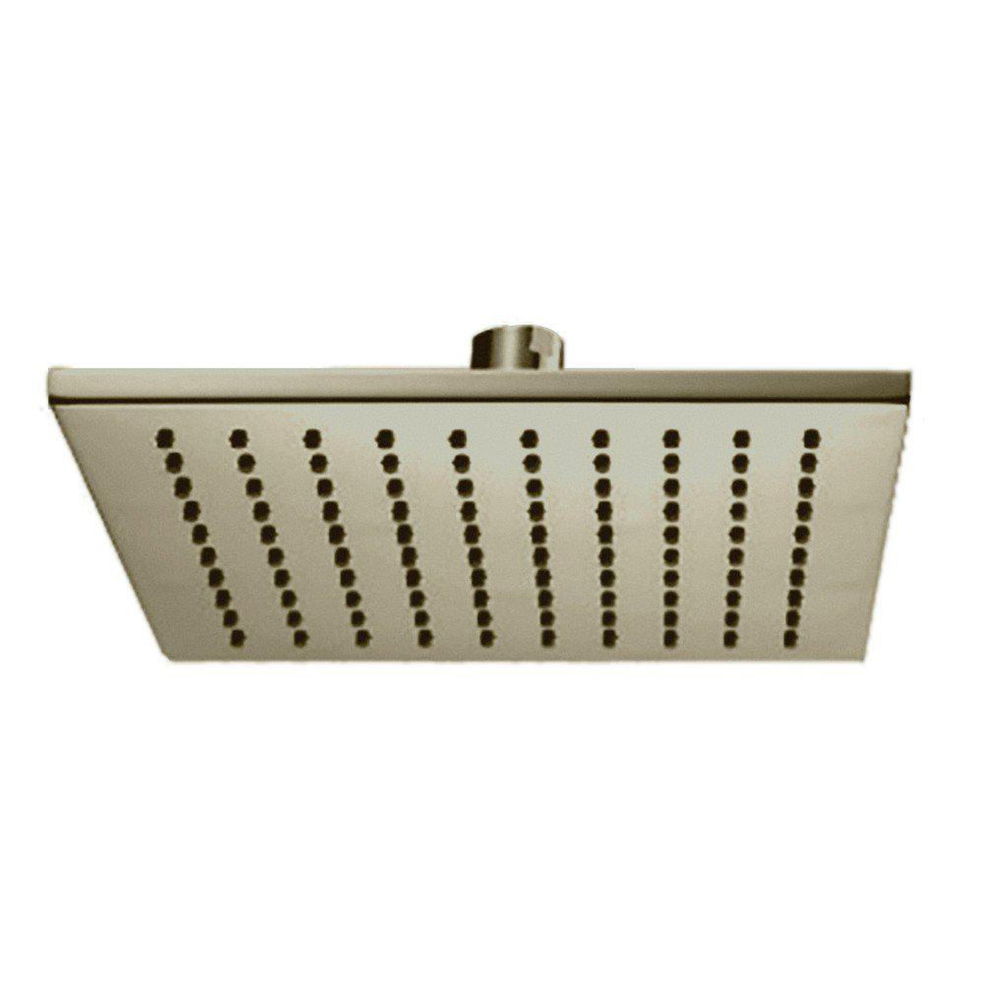 LaToscana by Paini, LaToscana Shower Line 8" Square Brushed Nickel Brass Shower Head