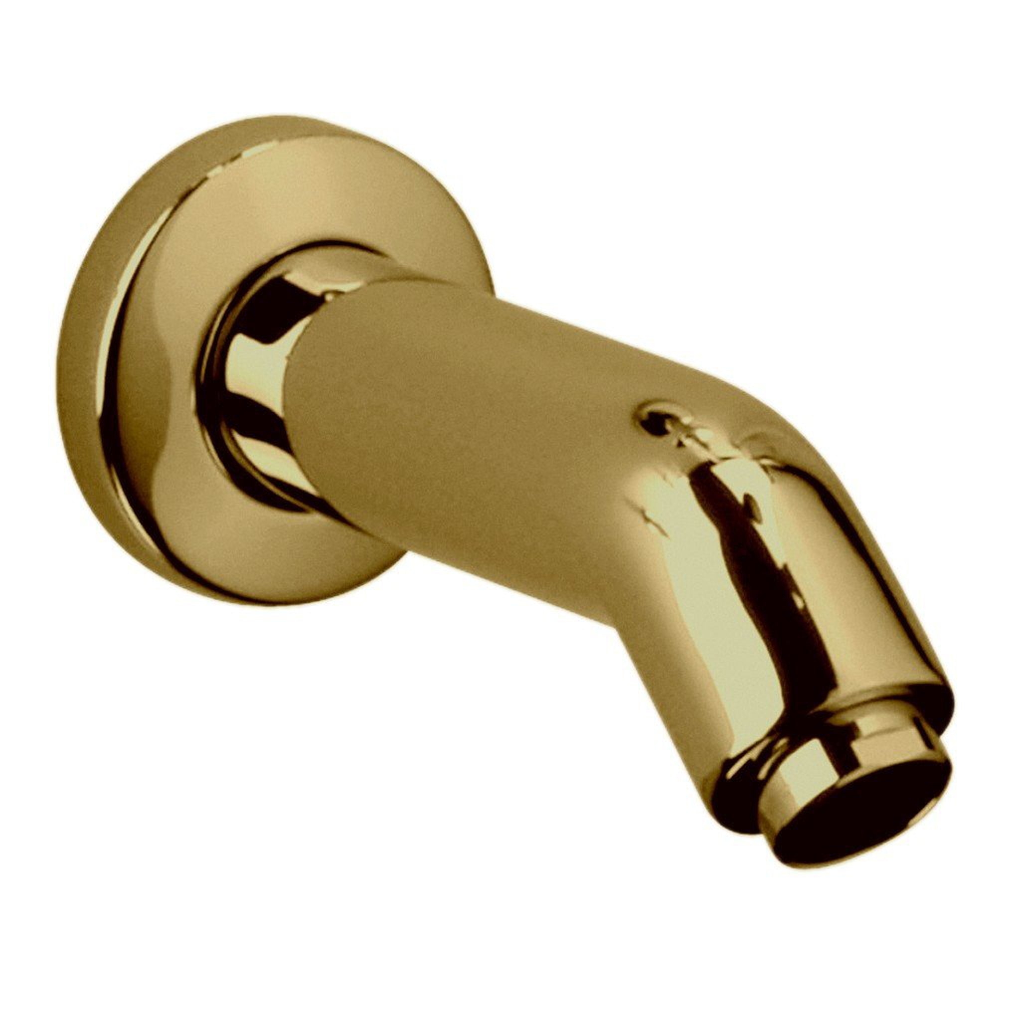 LaToscana by Paini, LaToscana Shower Line Matt Gold Round Wall-Mounted Brass Tub Spout