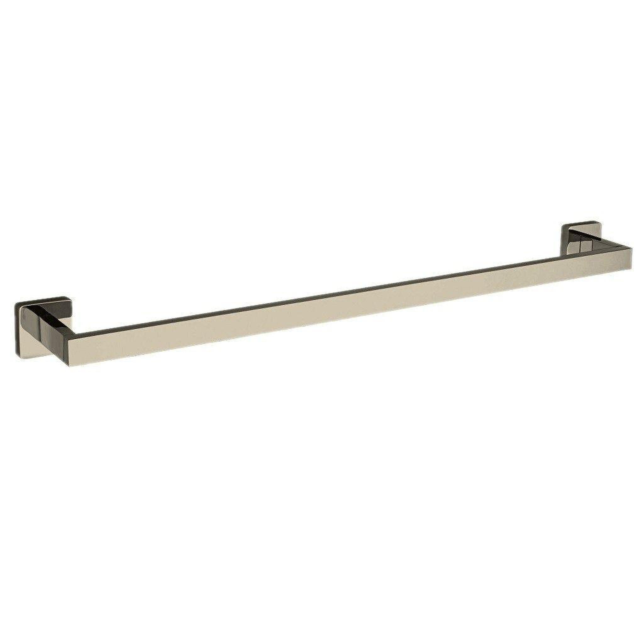 LaToscana by Paini, LaToscana Square 24" Brushed Nickel Wall-Mounted Towel Bar