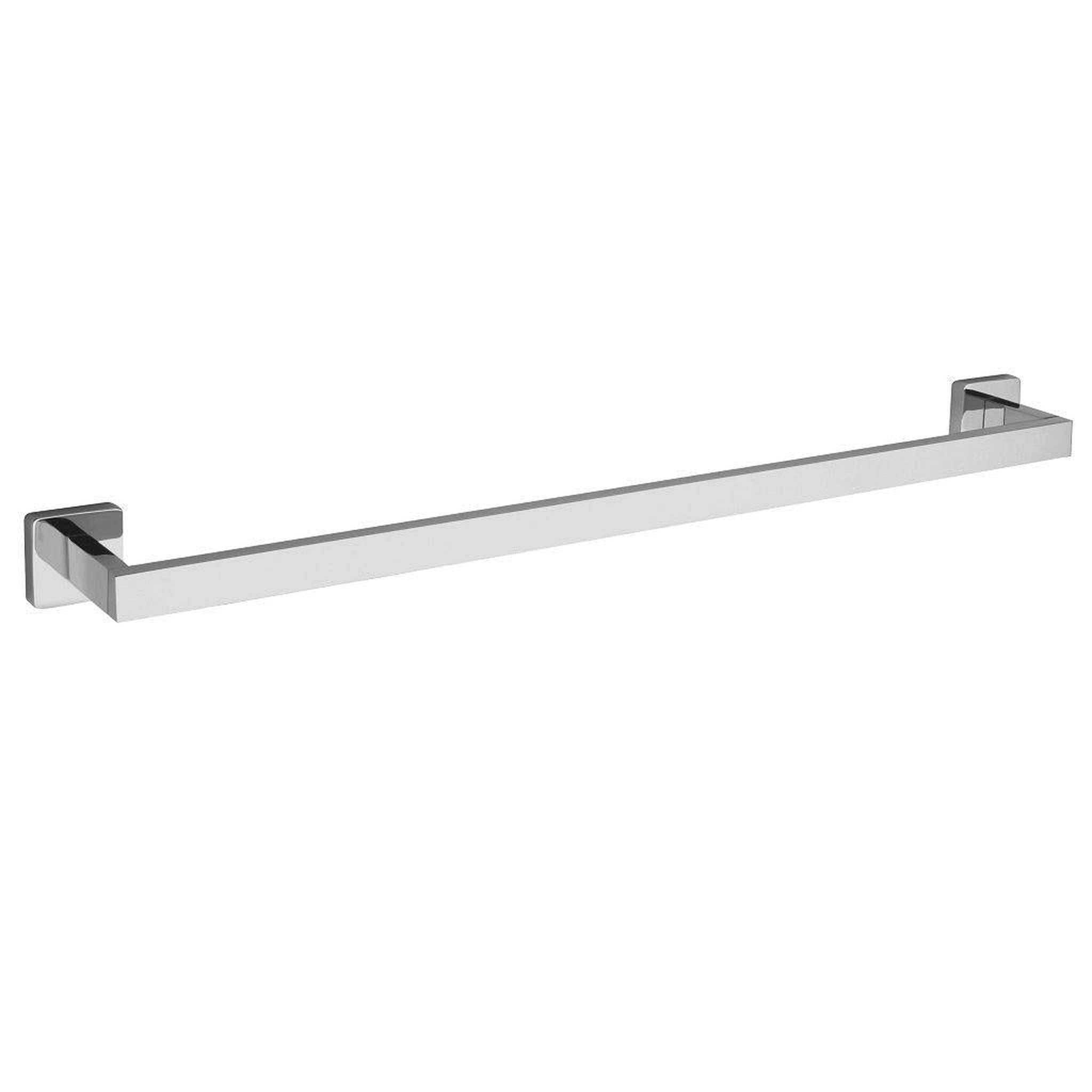 LaToscana by Paini, LaToscana Square 24" Chrome Wall-Mounted Towel Bar