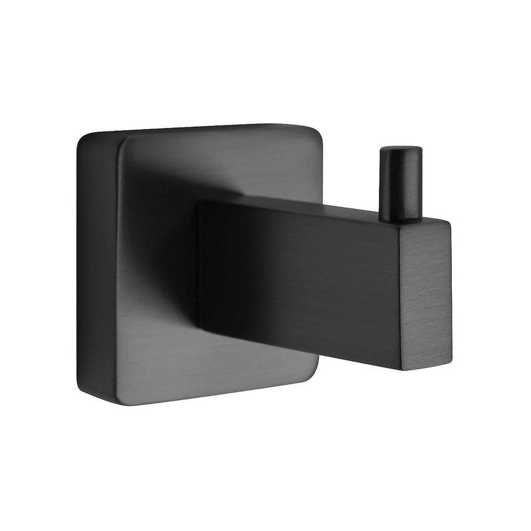 LaToscana by Paini, LaToscana Square Matt Black Wall-Mounted Robe Hook