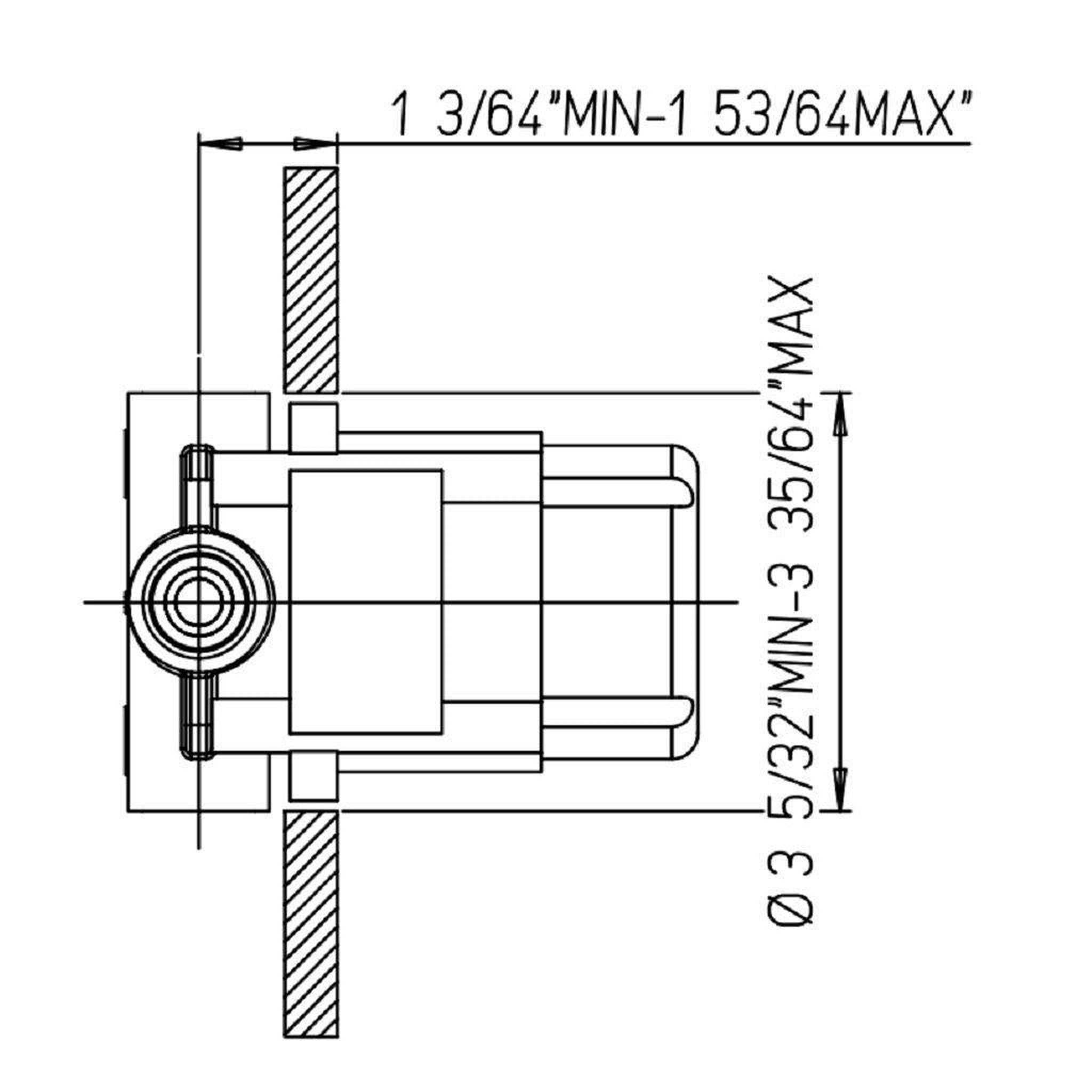 LaToscana by Paini, LaToscana Valve For All 425 Trim Pieces