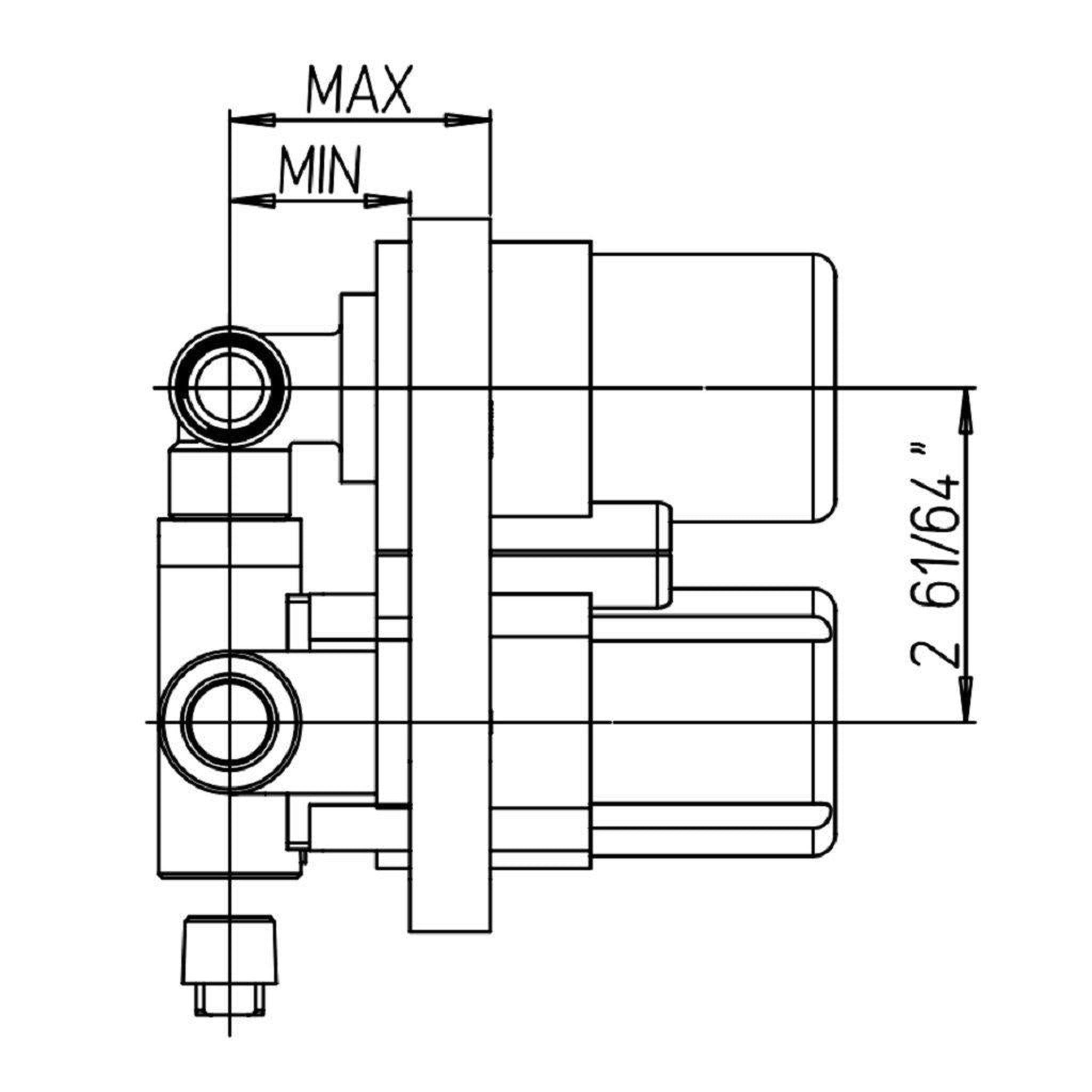 LaToscana by Paini, LaToscana Valve For All 691 Trim Pieces