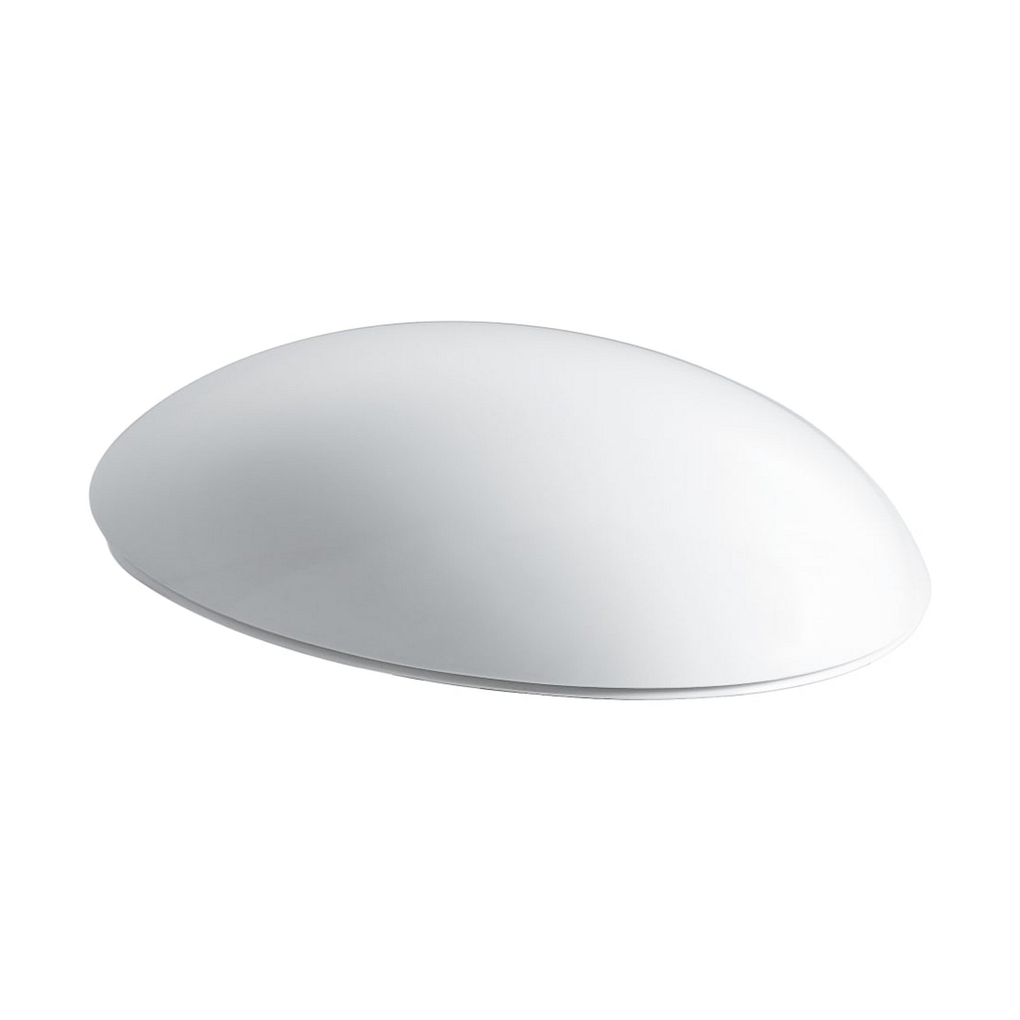 Laufen, Laufen IlBagnoAlessi 14" White Soft-Close Toilet Seat and Cover for IlBagnoAlessi Toilet Model: H820978