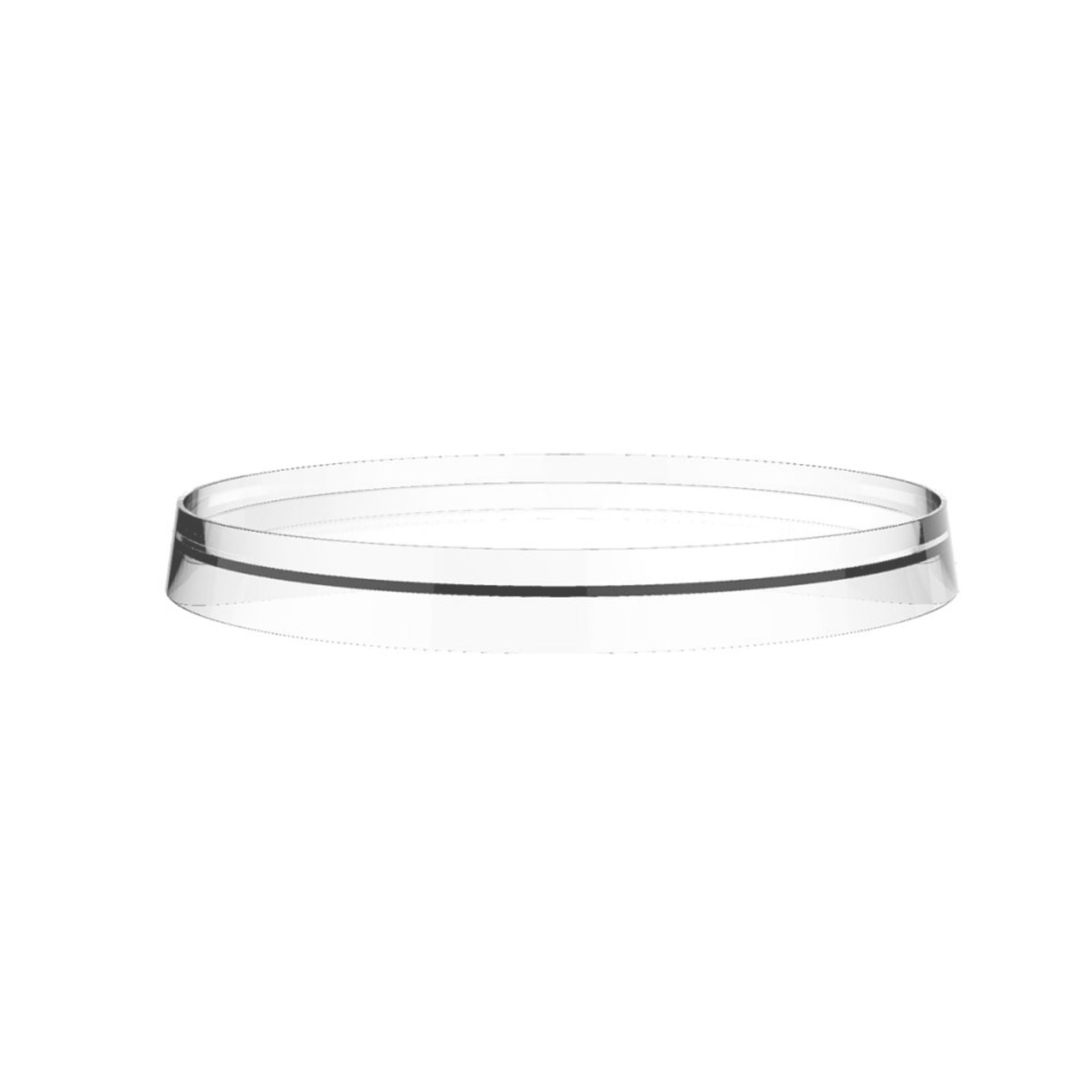 Laufen, Laufen Kartell 11" Crystal Disc Tray for Bathtub Faucet Model H321331