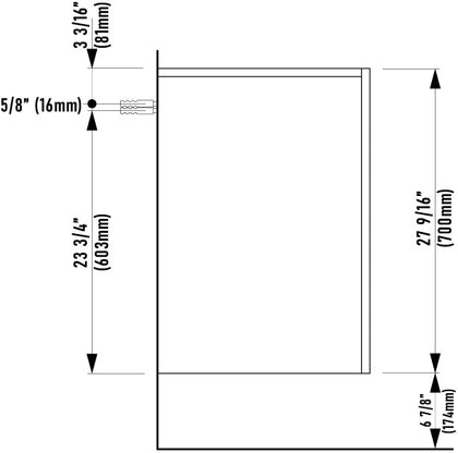 Laufen_Kartell_408272_Technical_Drawing_Side View