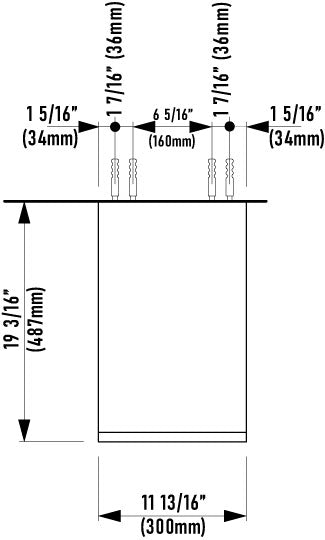 Laufen_Kartell_408272_Technical_Drawing_Top_View