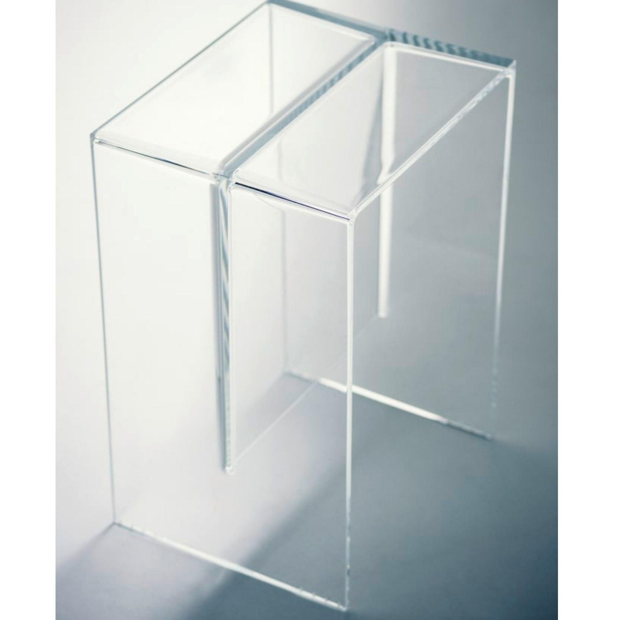 Laufen, Laufen Kartell 13" Crystal Acrylic Multi-Purpose Shower Stool