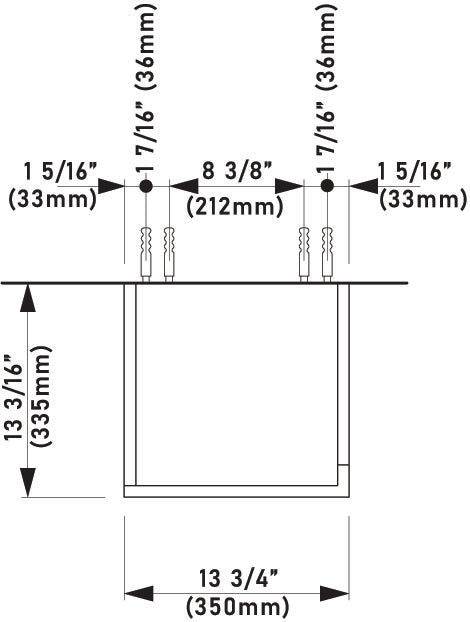 Laufen_Kartell_408287_Technical_Drawing_Top_View