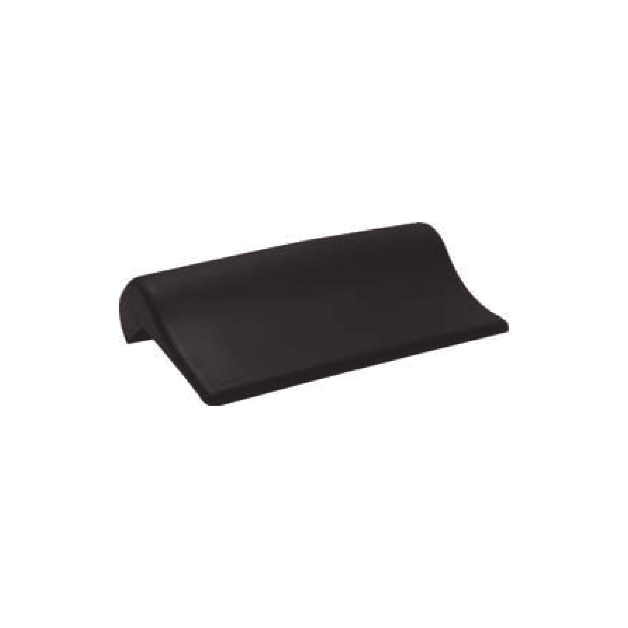 Laufen, Laufen Kartell 14" x 8" Black Self-Adhesive Gel Neck Pillow for Straight Bathtub Contours