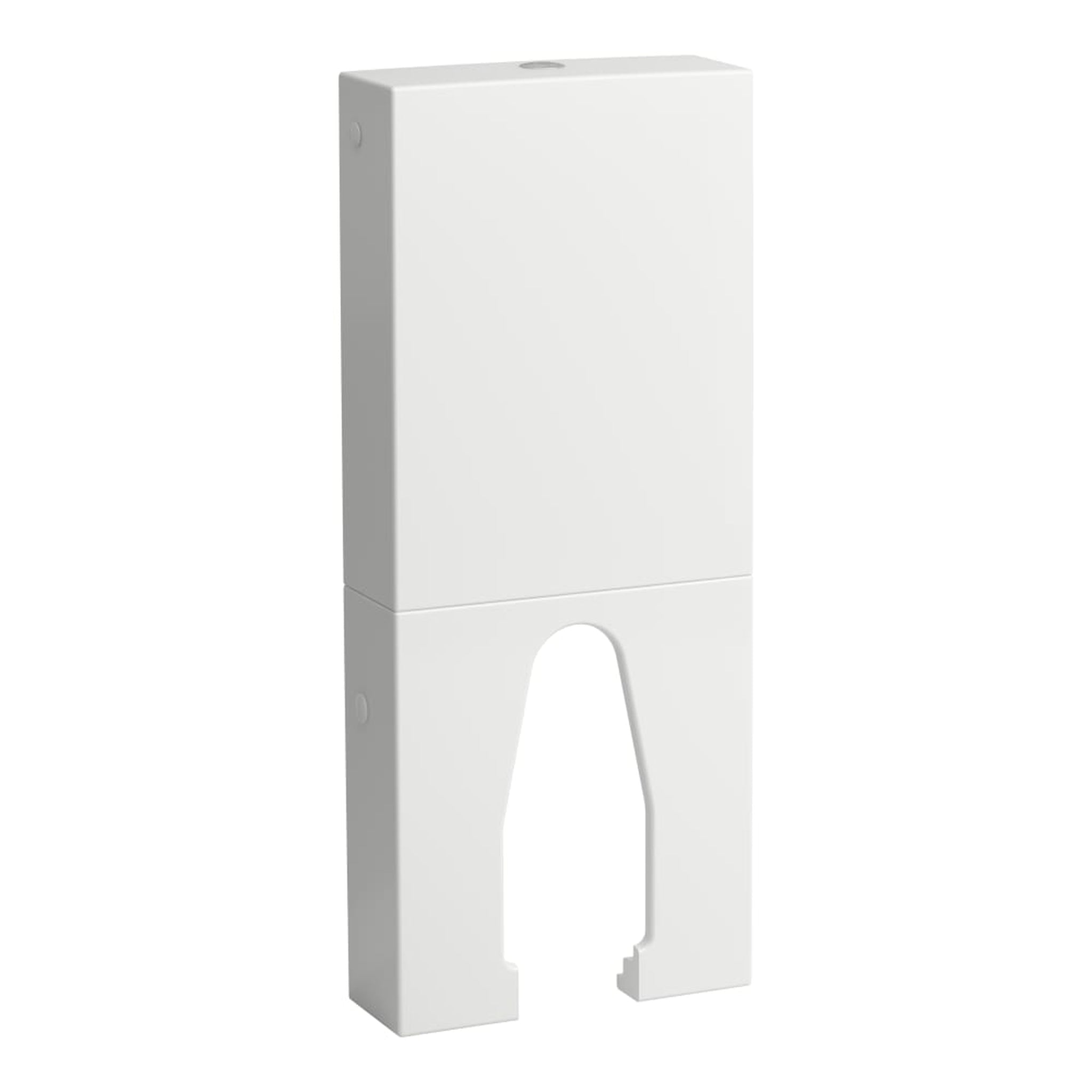 Laufen, Laufen Kartell 16" x 39" Matte White Dual Flush Floor-Mounted Toilet Tank