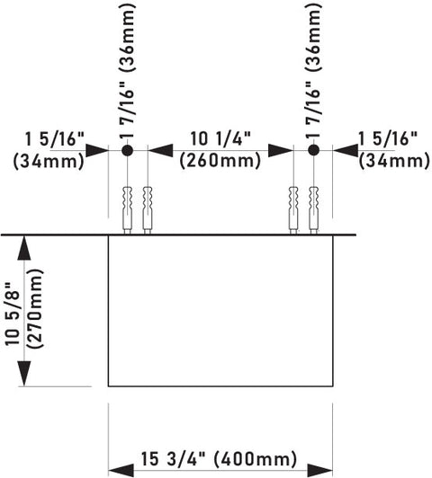 Laufen_Kartell_408281_Technical_Drawing_Top_View