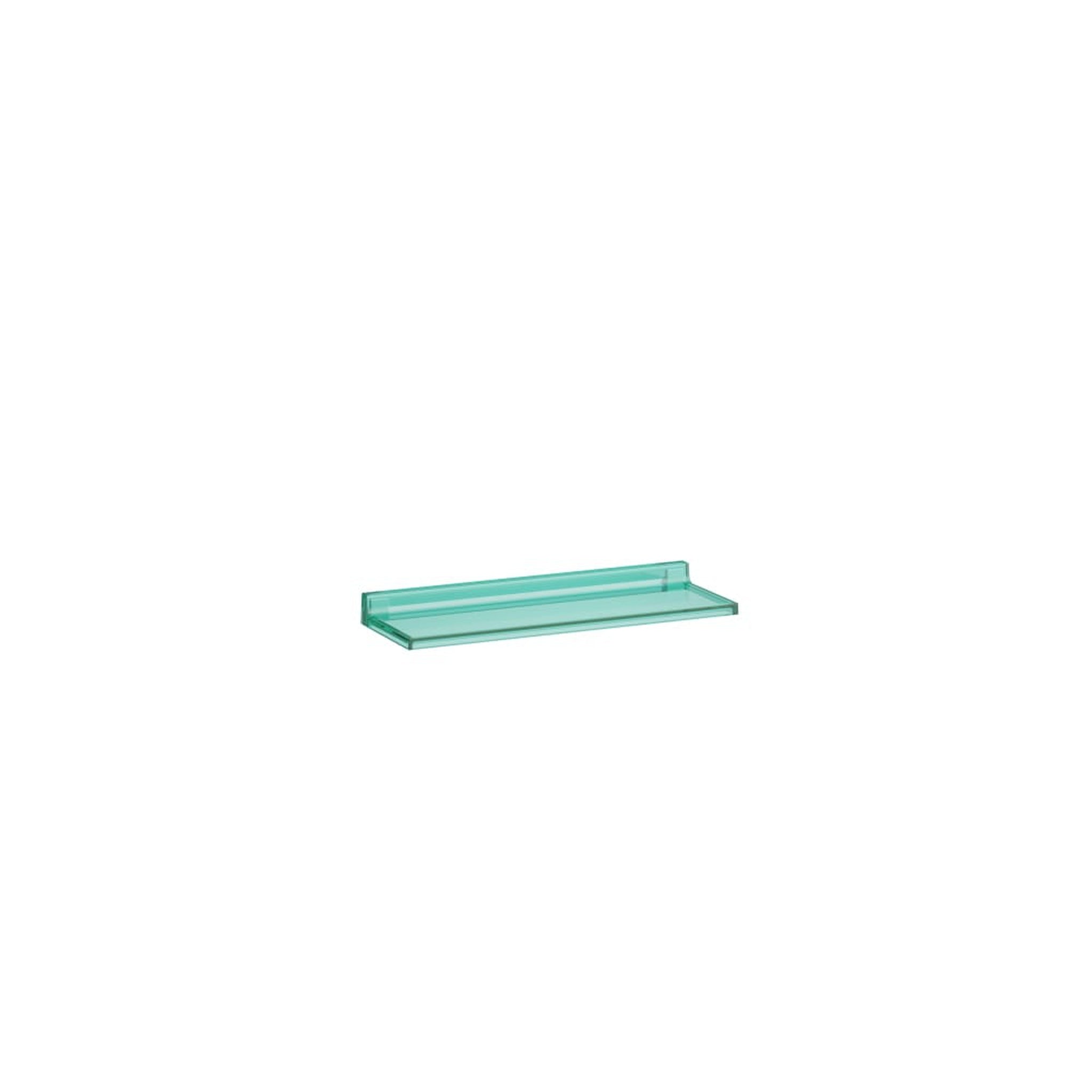 Laufen, Laufen Kartell 18" Emerald Green Acrylic Wall Shelf