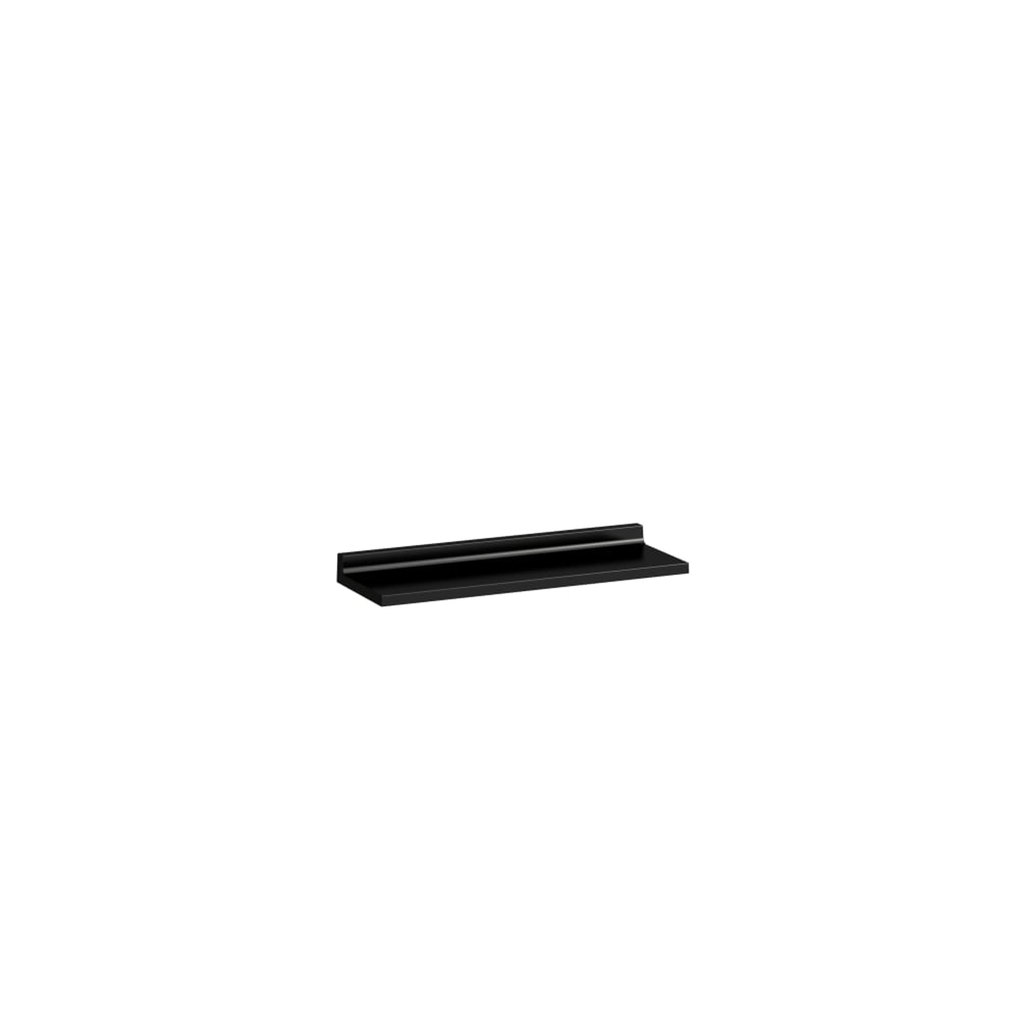 Laufen, Laufen Kartell 18" Opaque Black Acrylic Wall Shelf