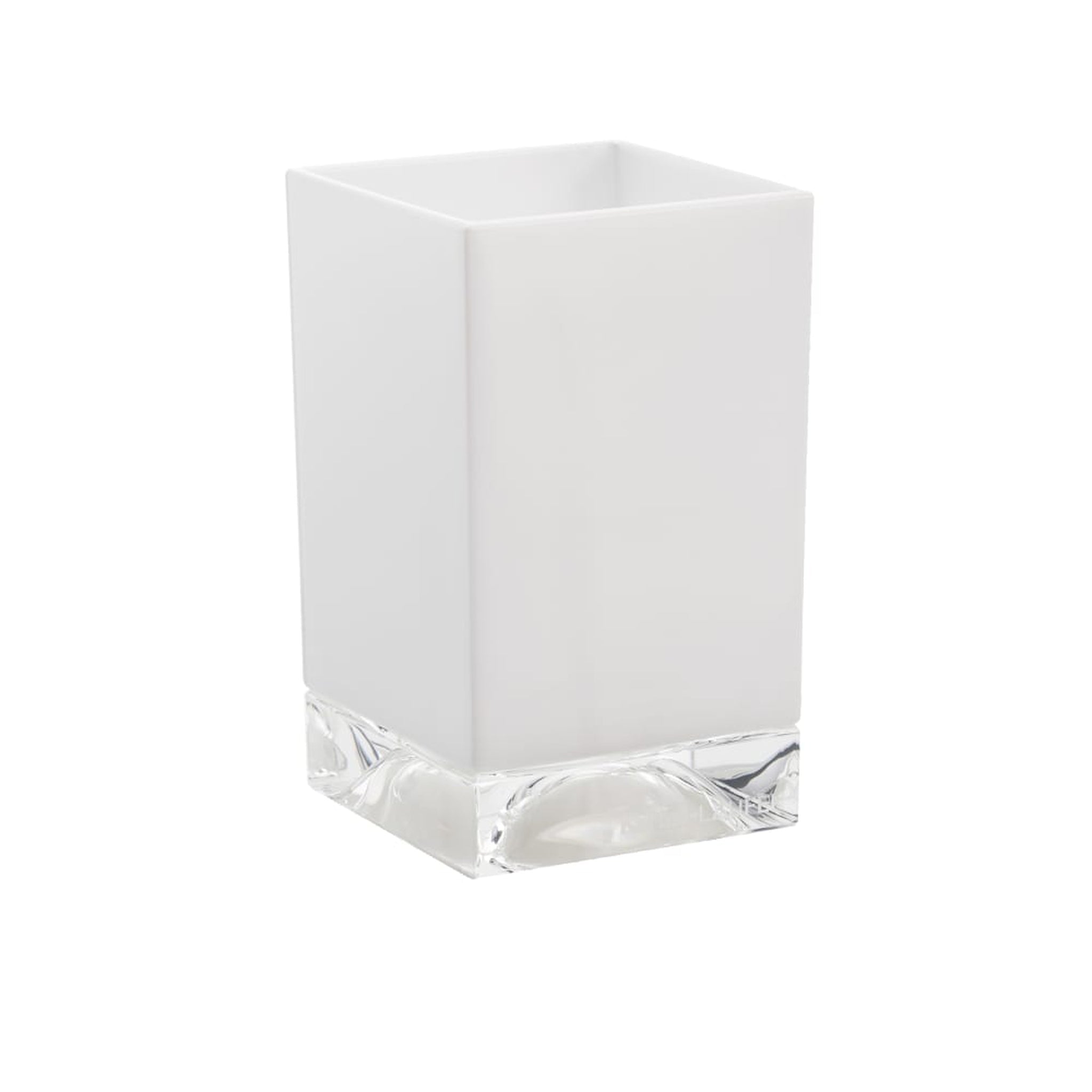 Laufen, Laufen Kartell 3" x 5" Opaque White Toothbrush Holder