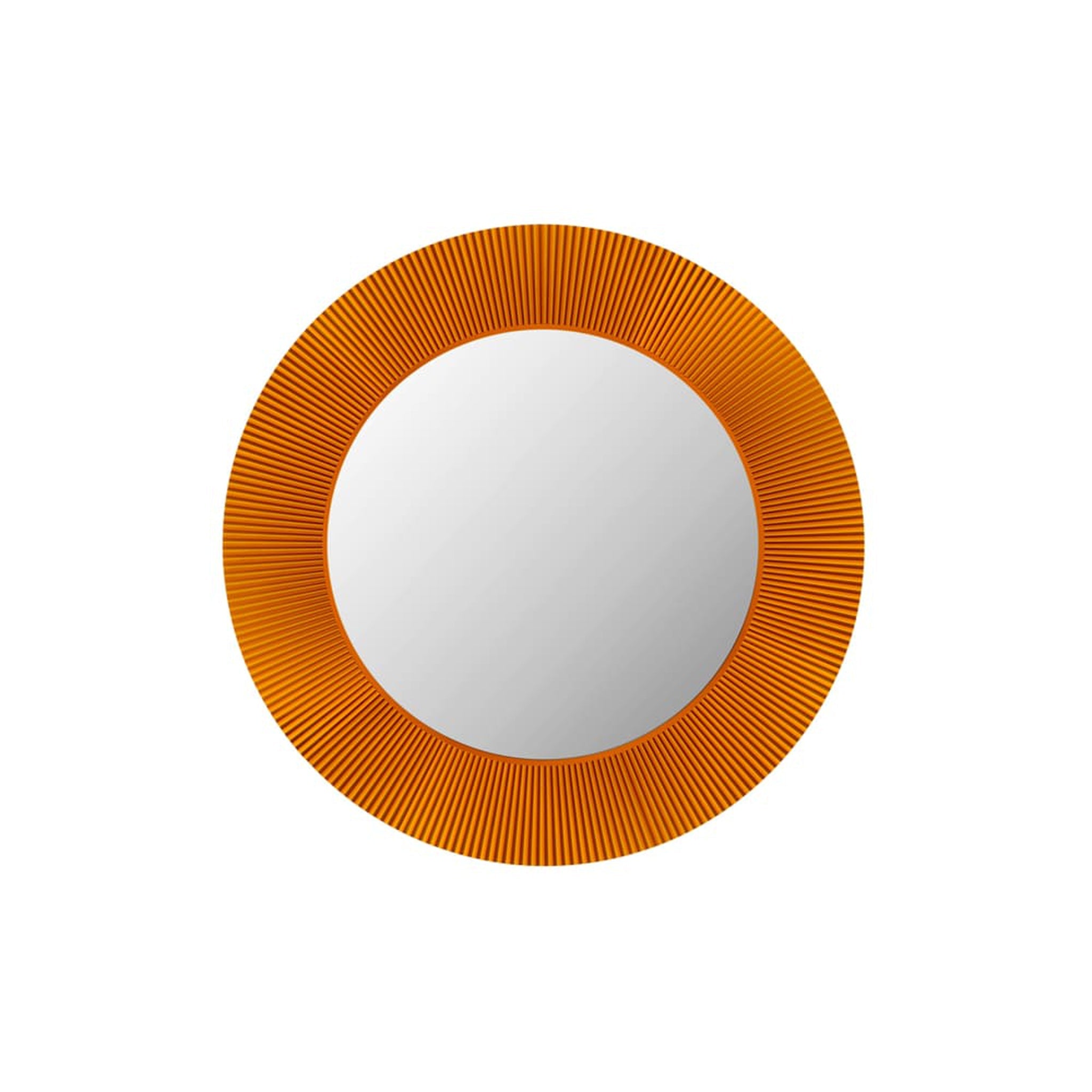 Laufen, Laufen Kartell 31" Round Amber Polycarbonate "All Saints" Mirror