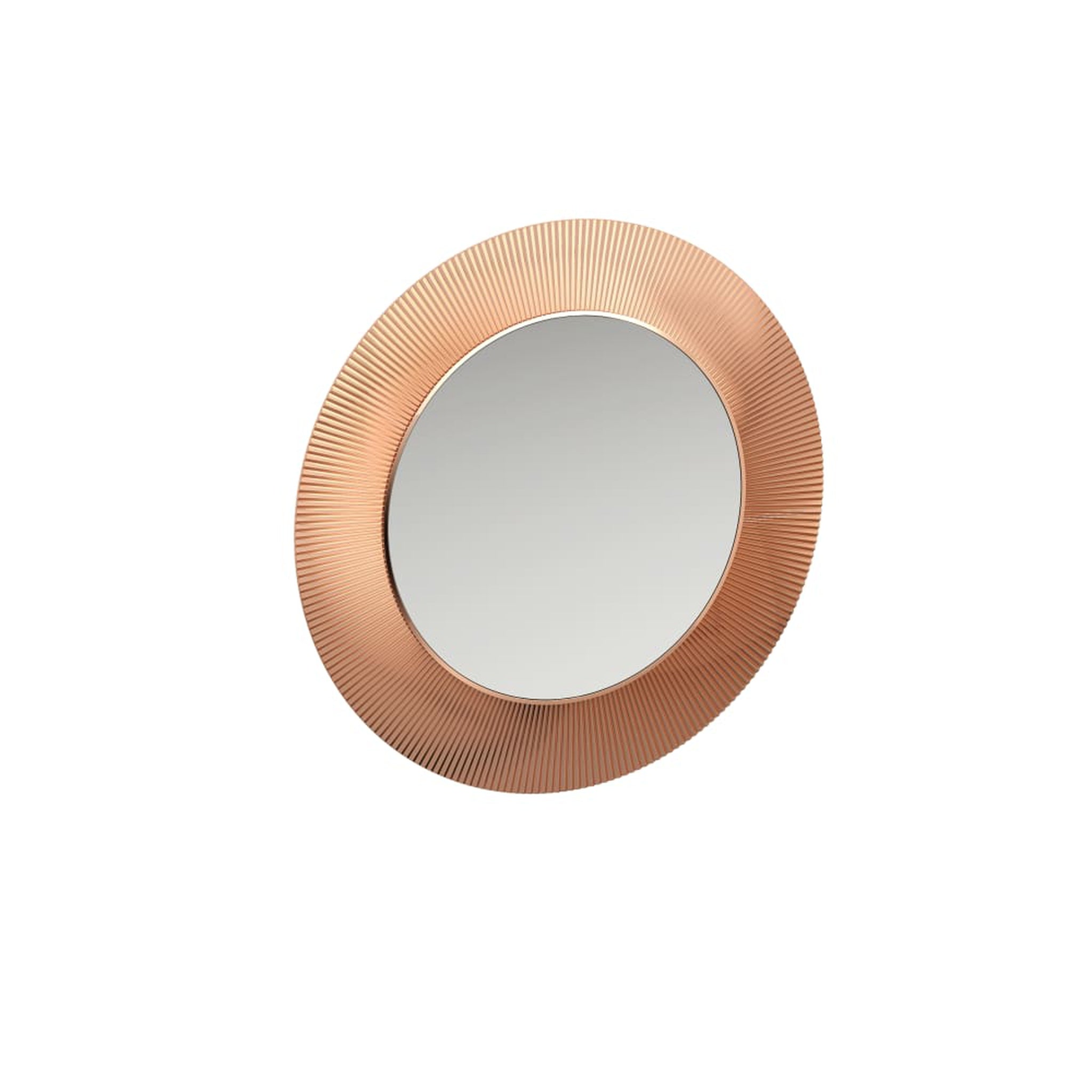 Laufen, Laufen Kartell 31" Round Copper Polycarbonate "All Saints" Mirror