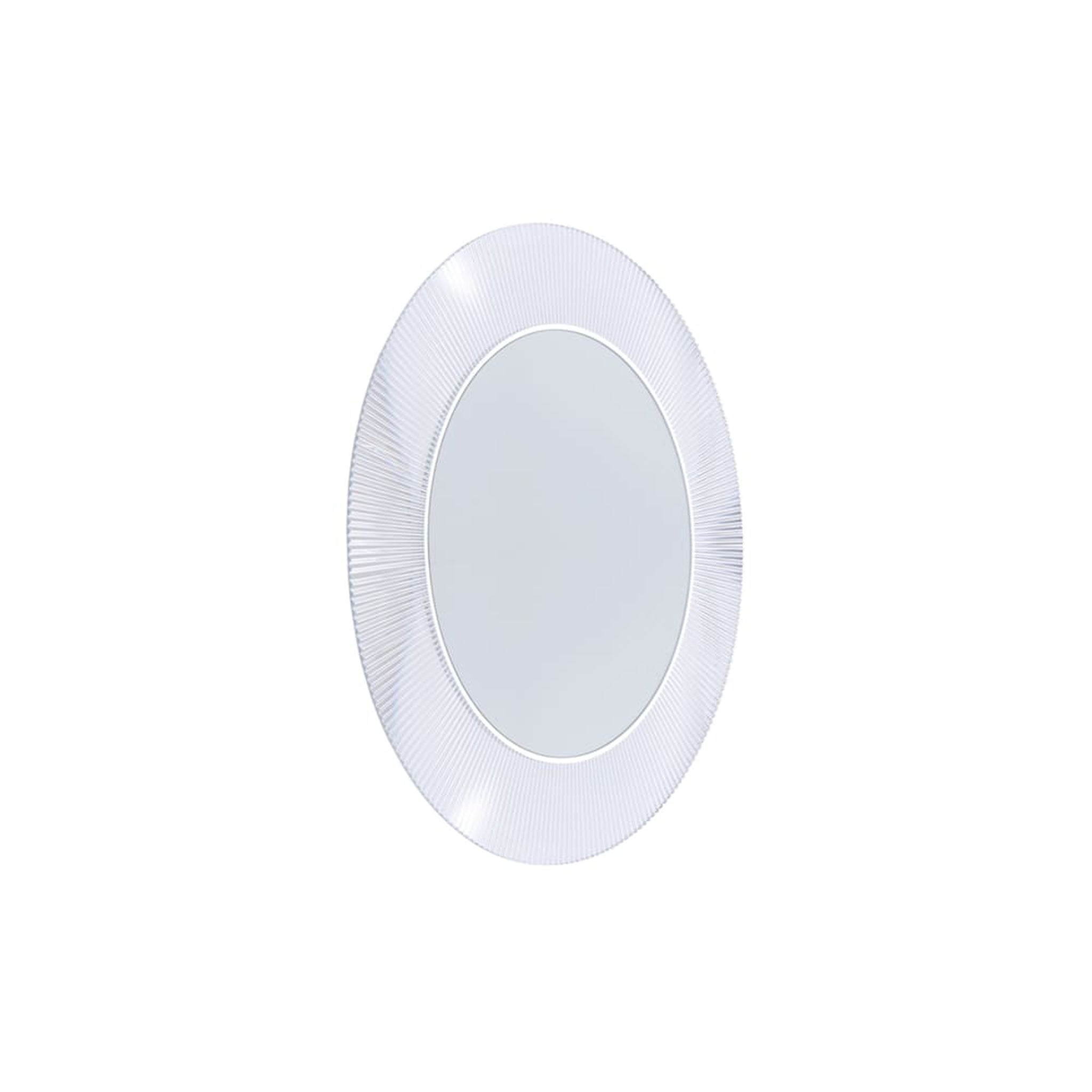 Laufen, Laufen Kartell 31" Round Crystal Polycarbonate "All Saints" Mirror