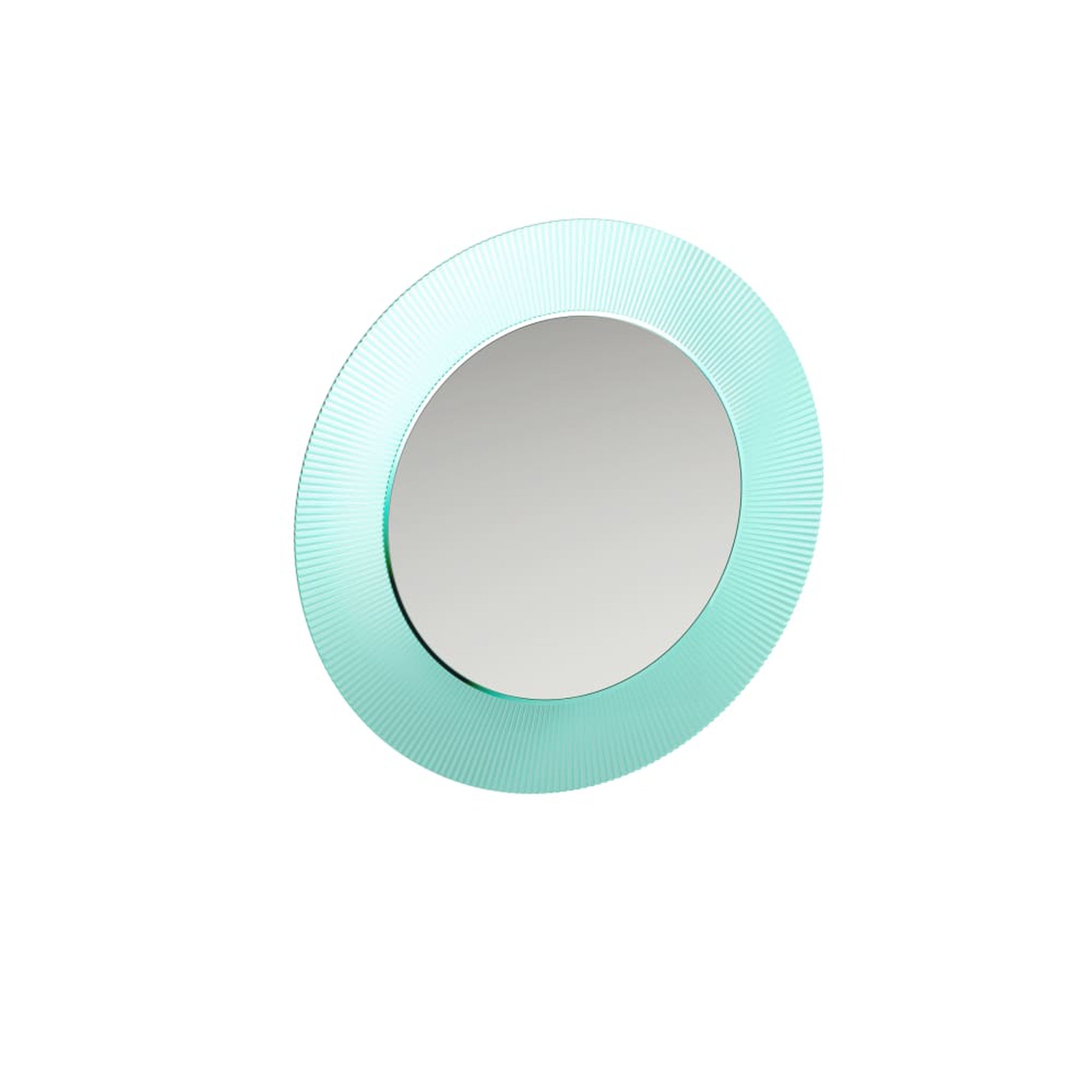 Laufen, Laufen Kartell 31" Round Emerald Green Polycarbonate "All Saints" Mirror