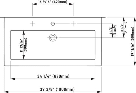 Laufen_Kartell_860337_Technical_Drawing_Top_View