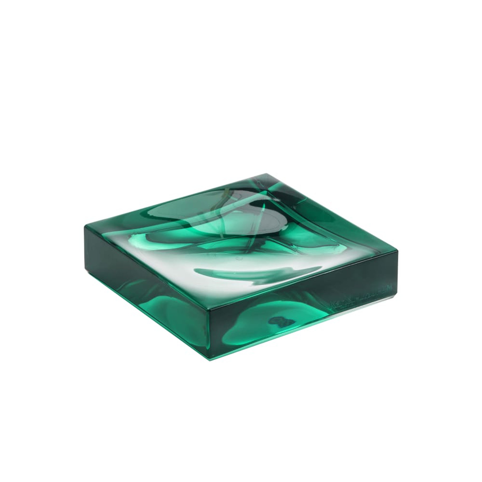 Laufen, Laufen Kartell 4" Square Emerald Green Soap and Sponge Tray