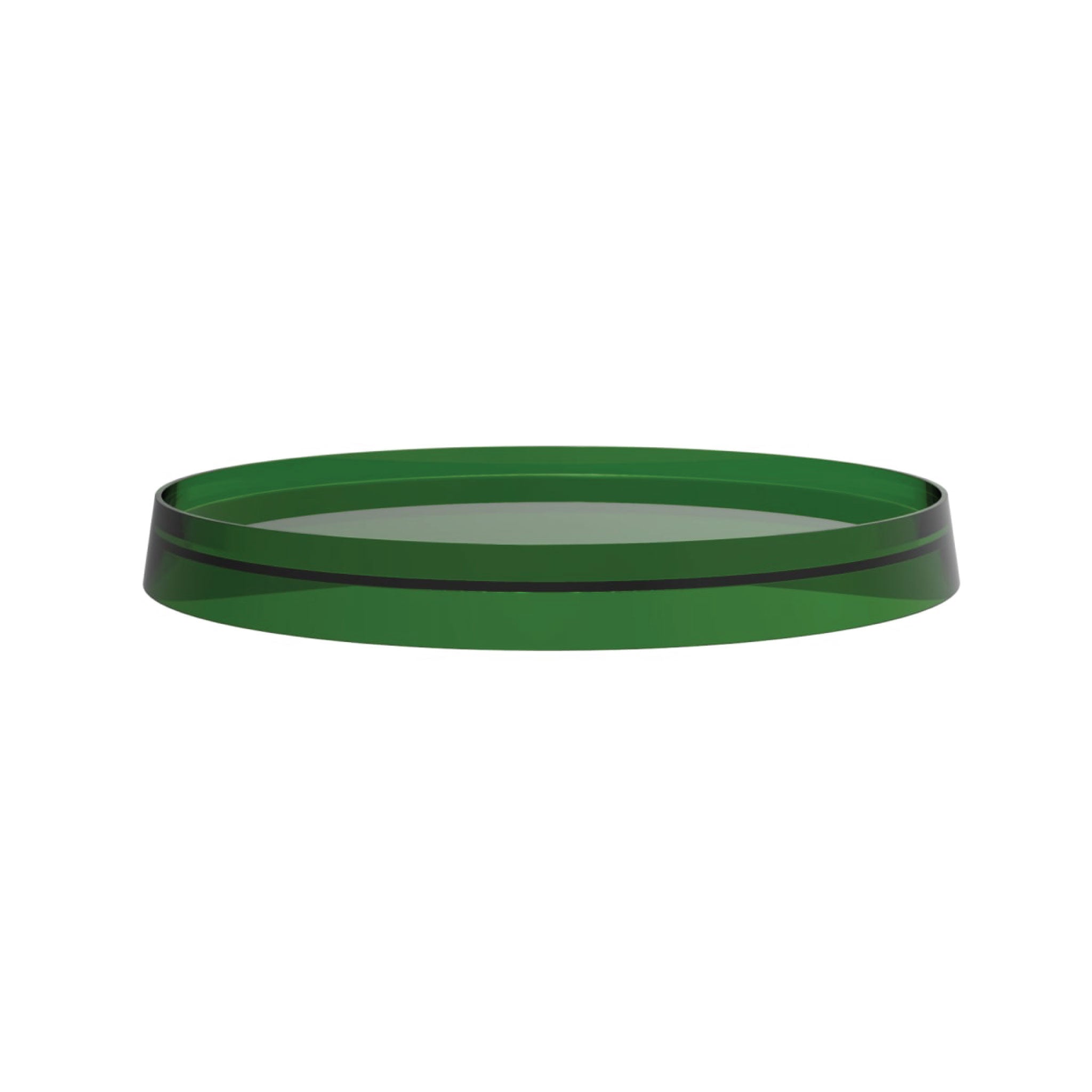 Laufen, Laufen Kartell 7" Emerald Green Disc Tray for Toilet Paper Holders, Faucets, and Wall-Mounted Trays