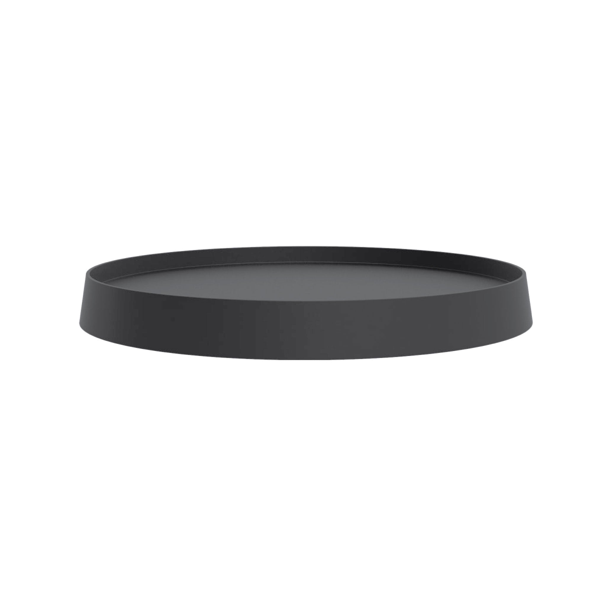 Laufen, Laufen Kartell 7" Opaque Black Disc Tray for Toilet Paper Holders, Faucets, and Wall-Mounted Trays