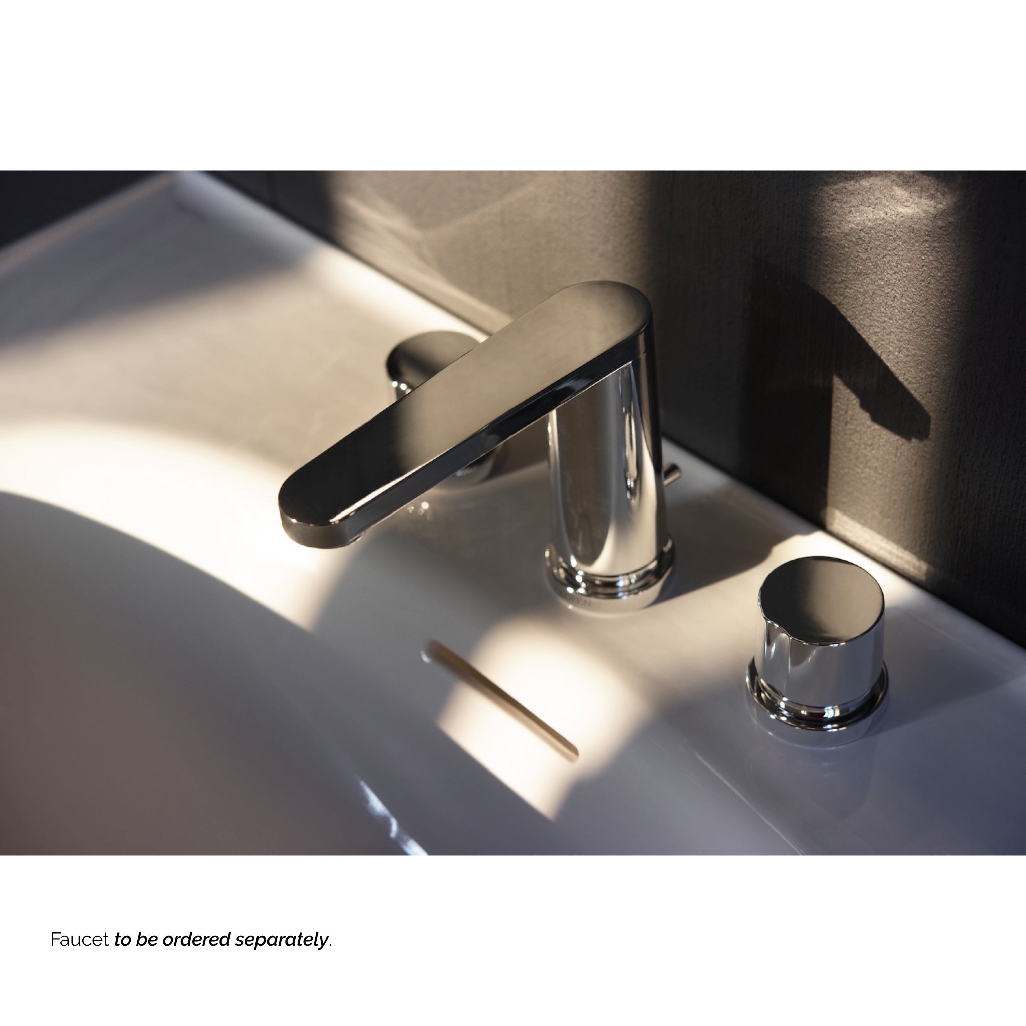 Laufen, Laufen New Classic 24" x 19" White Ceramic Wall-Mounted Bathroom Sink With 3 Faucet Holes