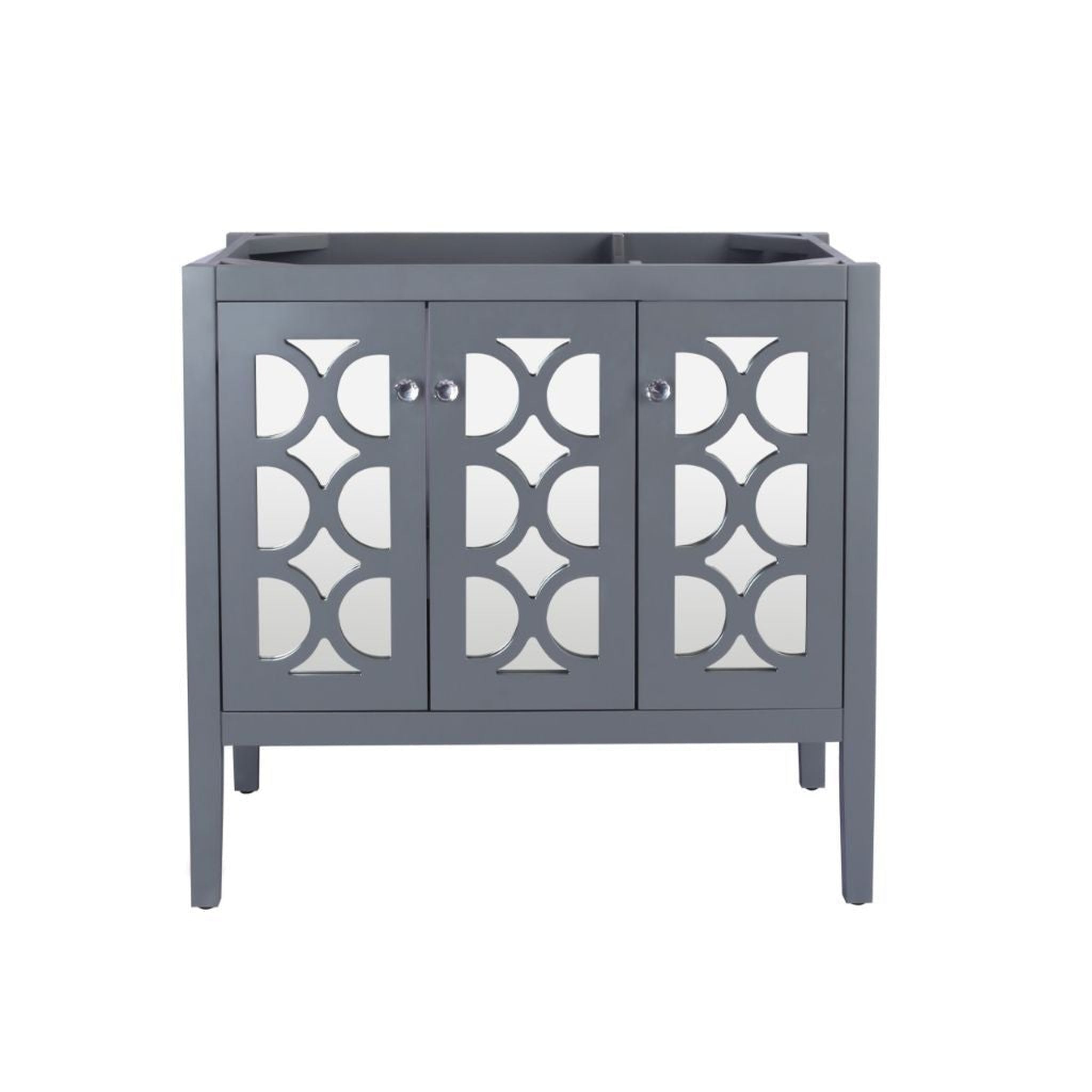 Laviva, Laviva Mediterraneo 36" Freestanding Vanity Base in Gray Finish