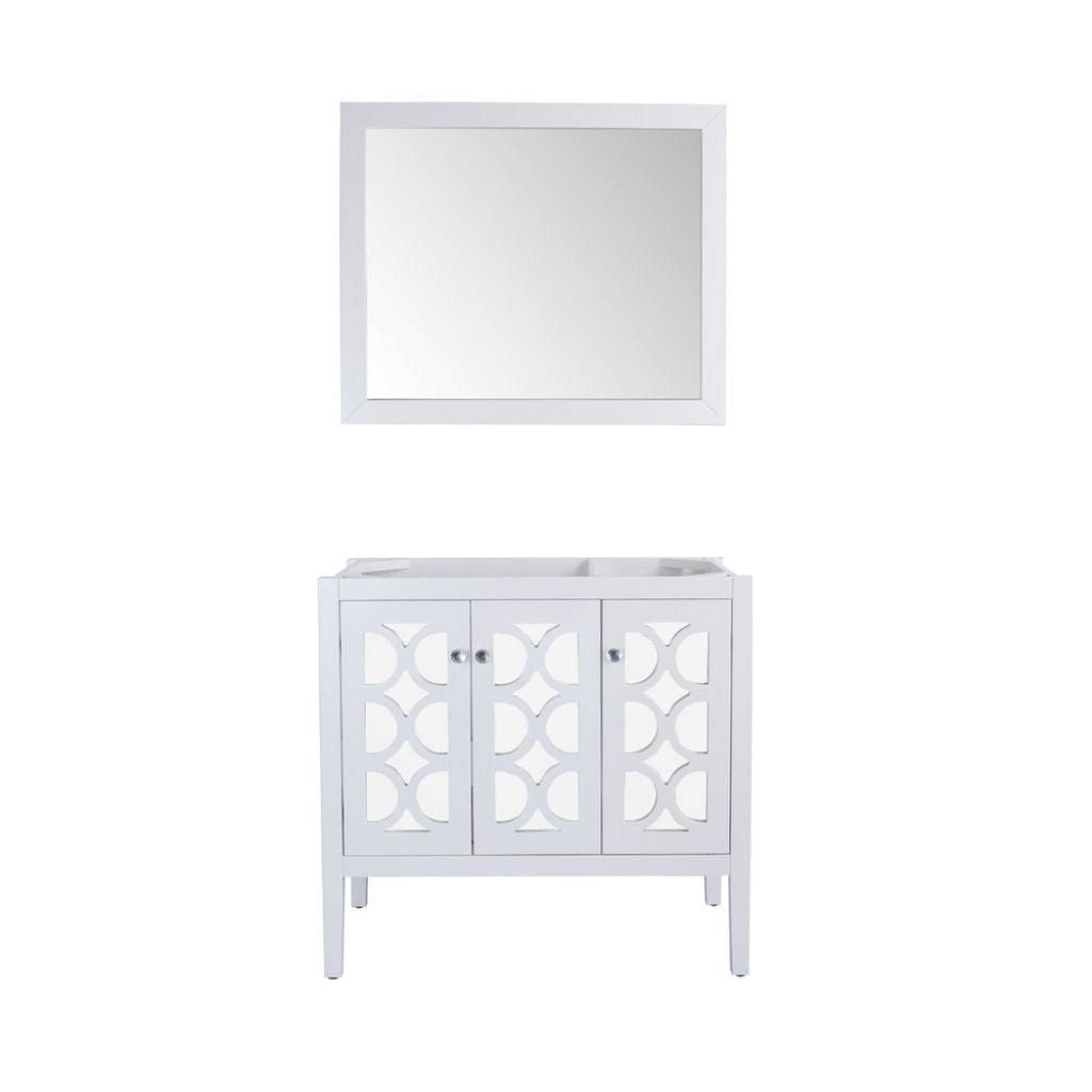 Laviva, Laviva Mediterraneo 36" Freestanding Vanity Base in White Finish