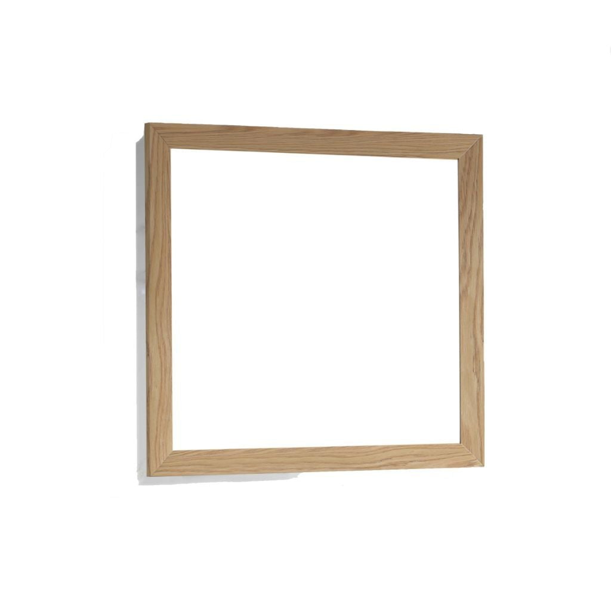 Laviva, Laviva Sterling 36" Rectangular Fully Framed Mirror in California White Oak Finish