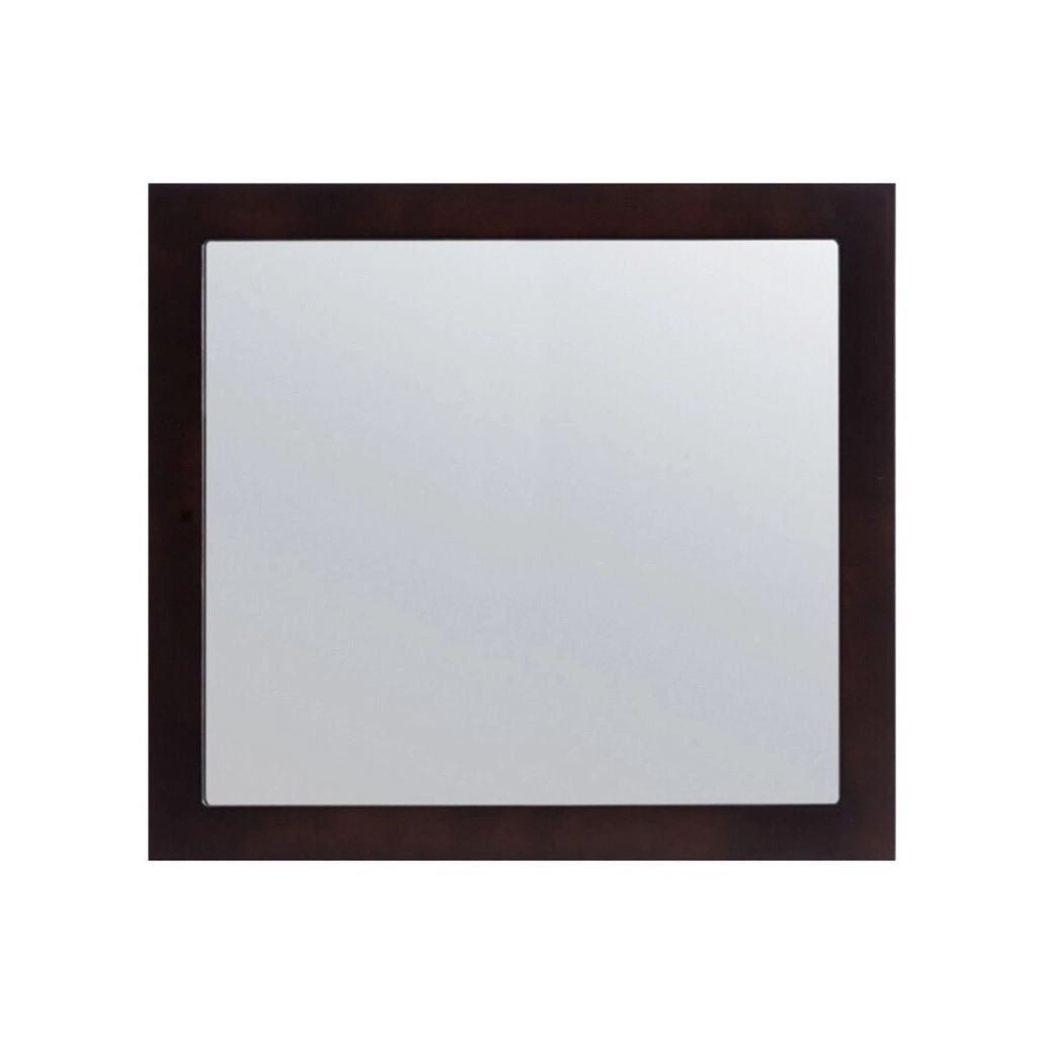 Laviva, Laviva Sterling 36" Rectangular Fully Framed Mirror in Espresso Finish