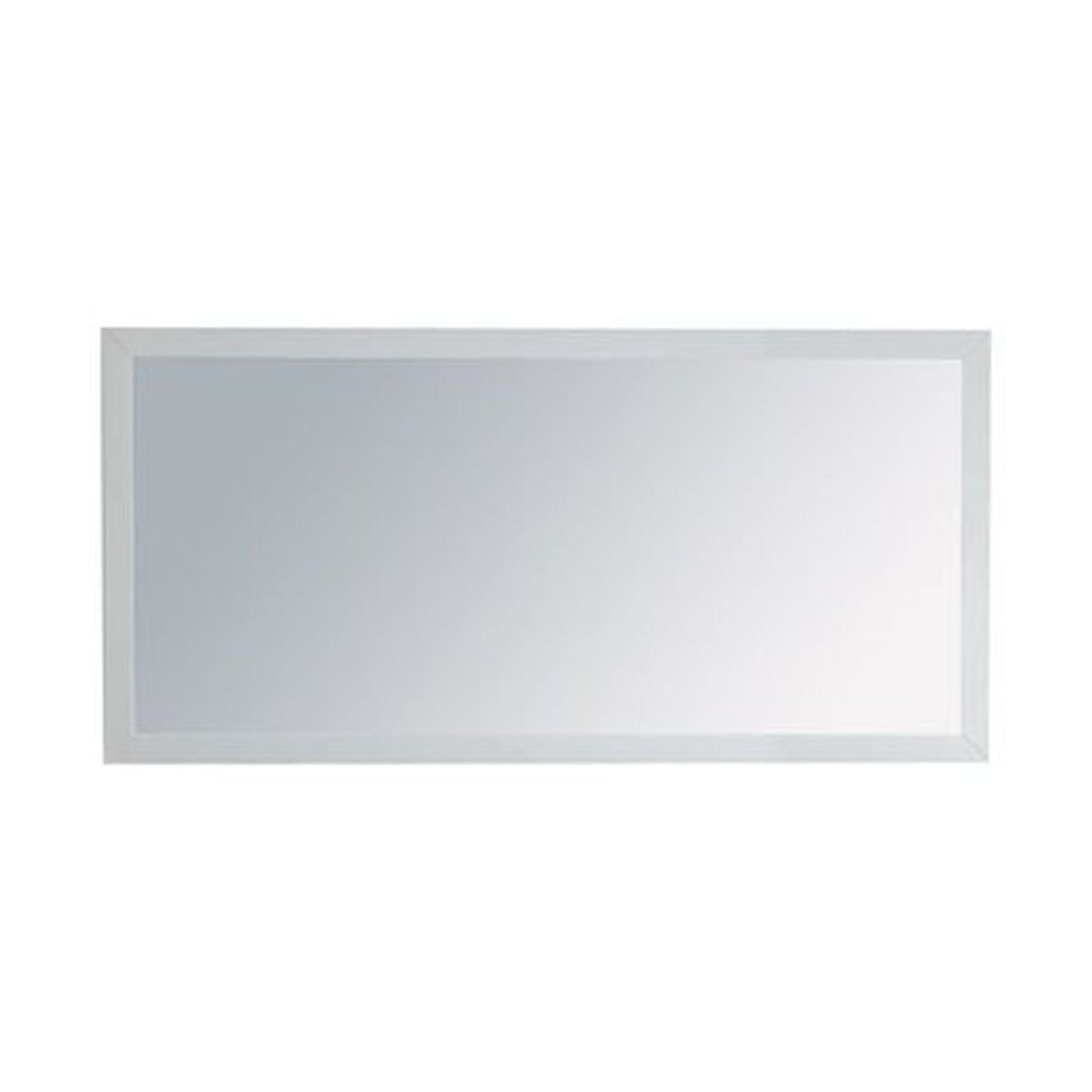 Laviva, Laviva Sterling 60" Rectangular Fully Framed Mirror in White Finish