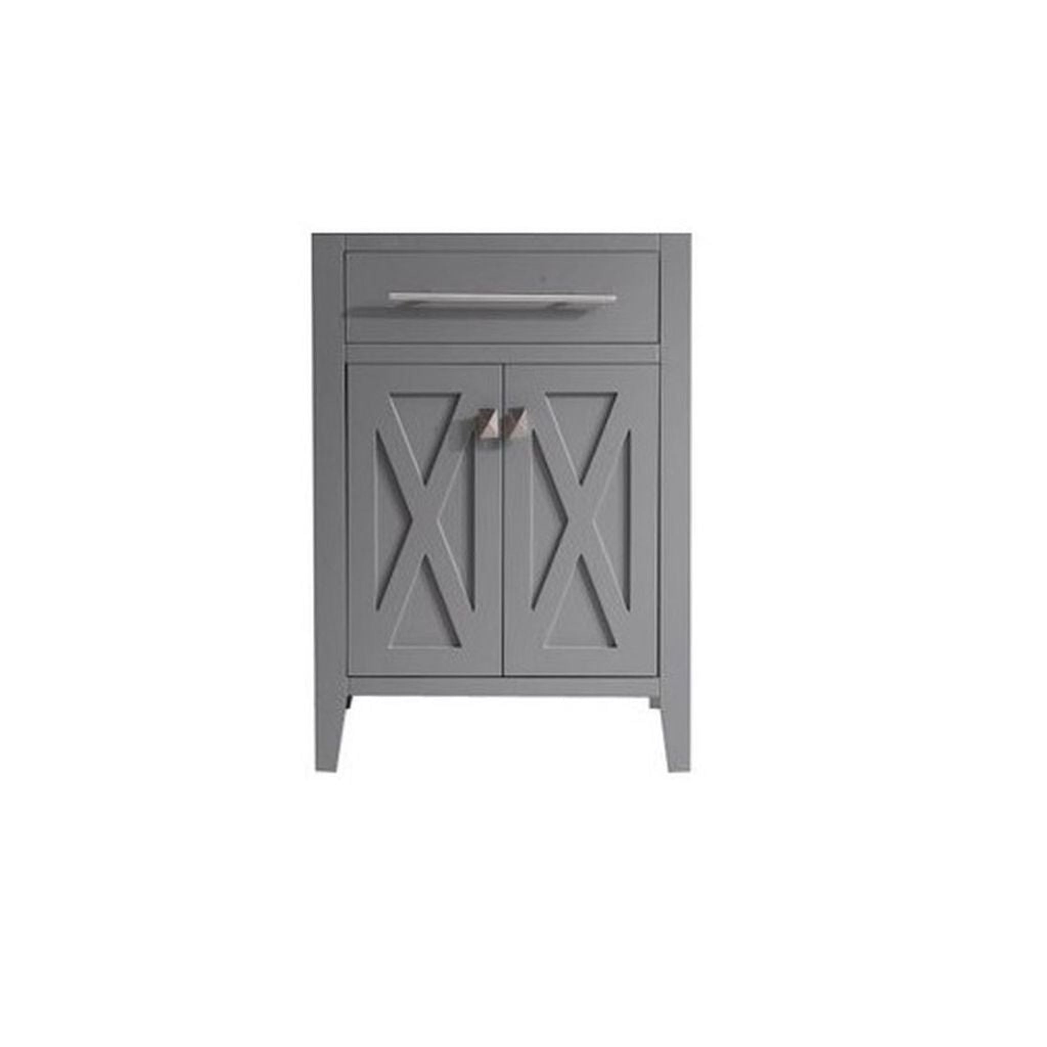 Laviva, Laviva Wimbledon 24" Freestanding Vanity Base in Gray Finish