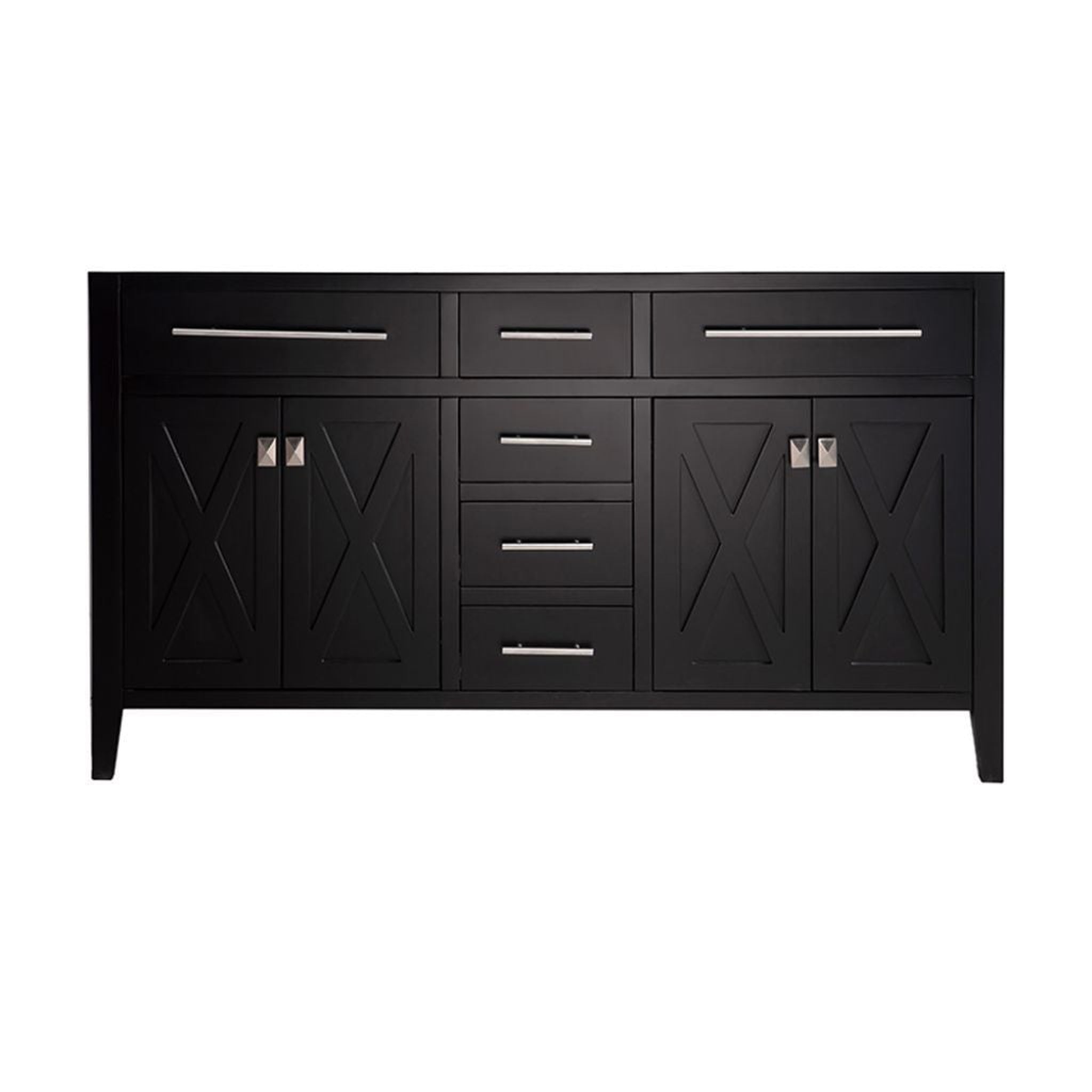 Laviva, Laviva Wimbledon 60" Double Sink Vanity Base in Espresso Finish