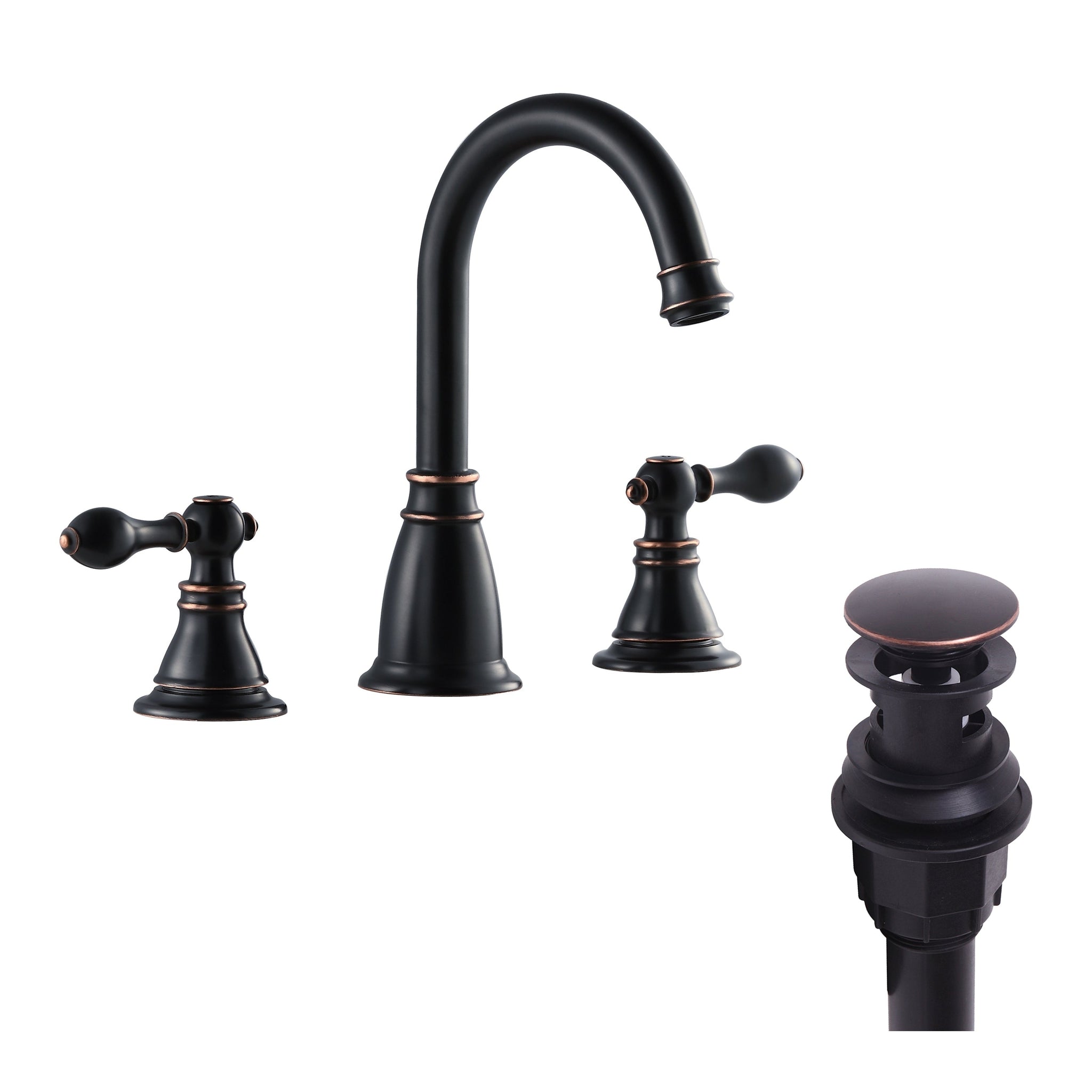 Legion Furniture, Legion Furniture 9" Two Metal Lever Handle Oil Rubbed Bronze Finish Faucet