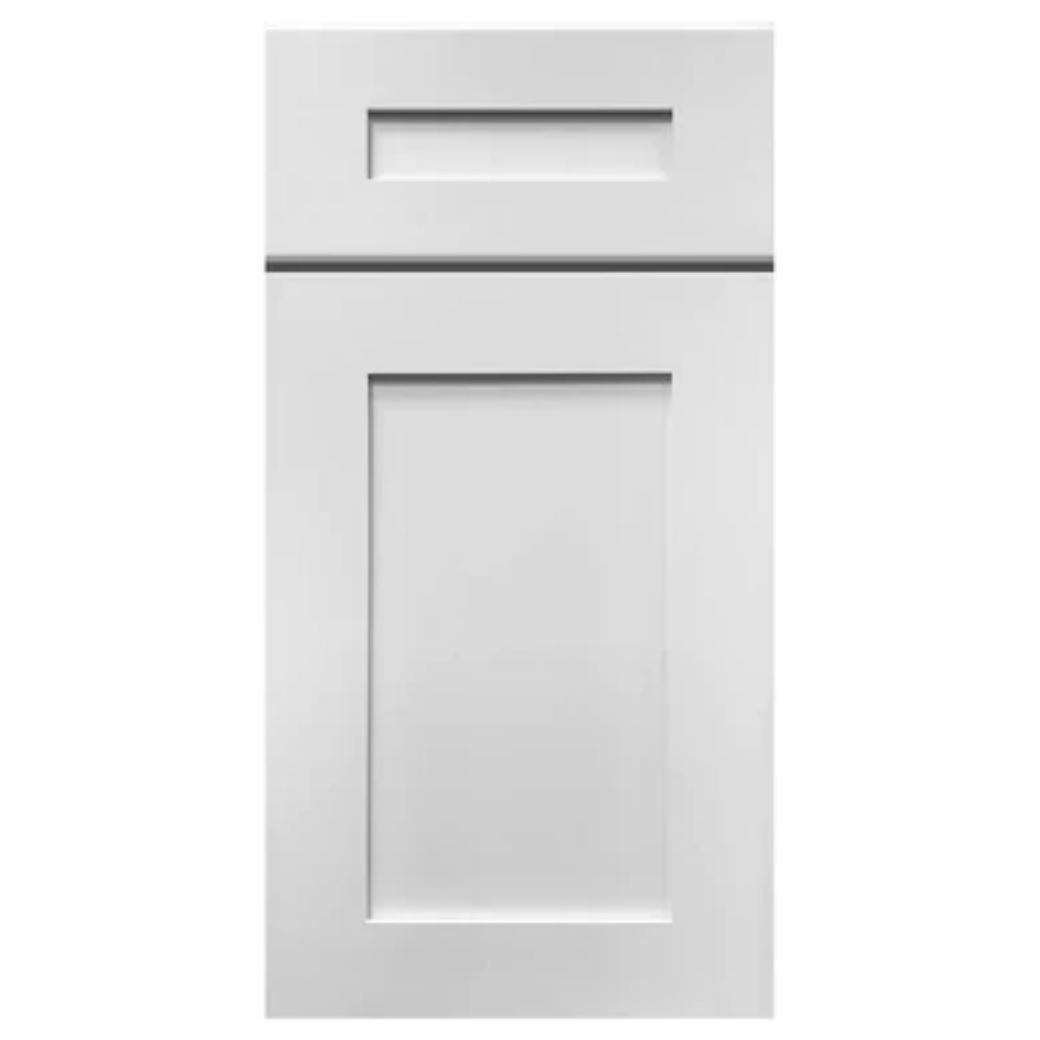 LessCare, LessCare 12" x 34.5" x 21" Alpina White Vanity Drawer Base Cabinet