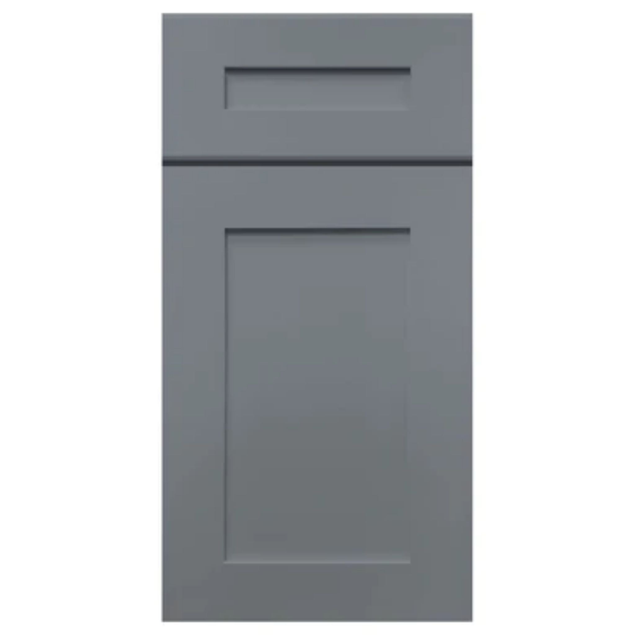 LessCare, LessCare 12" x 34.5" x 21" Colonial Gray Vanity Drawer Base Cabinet