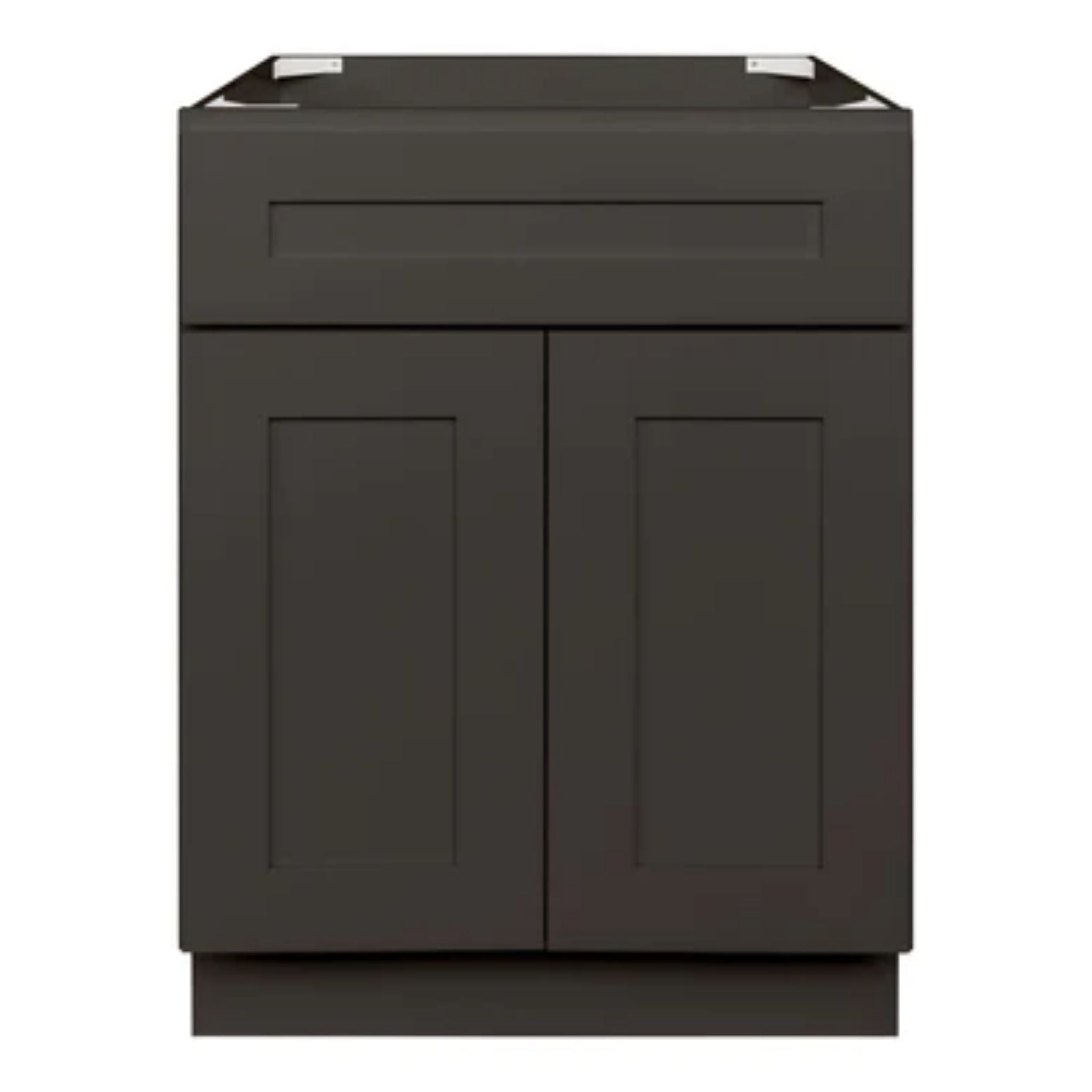 LessCare, LessCare 24" x 34.5" x 21" Avalon Charcoal Vanity Sink Base Cabinet