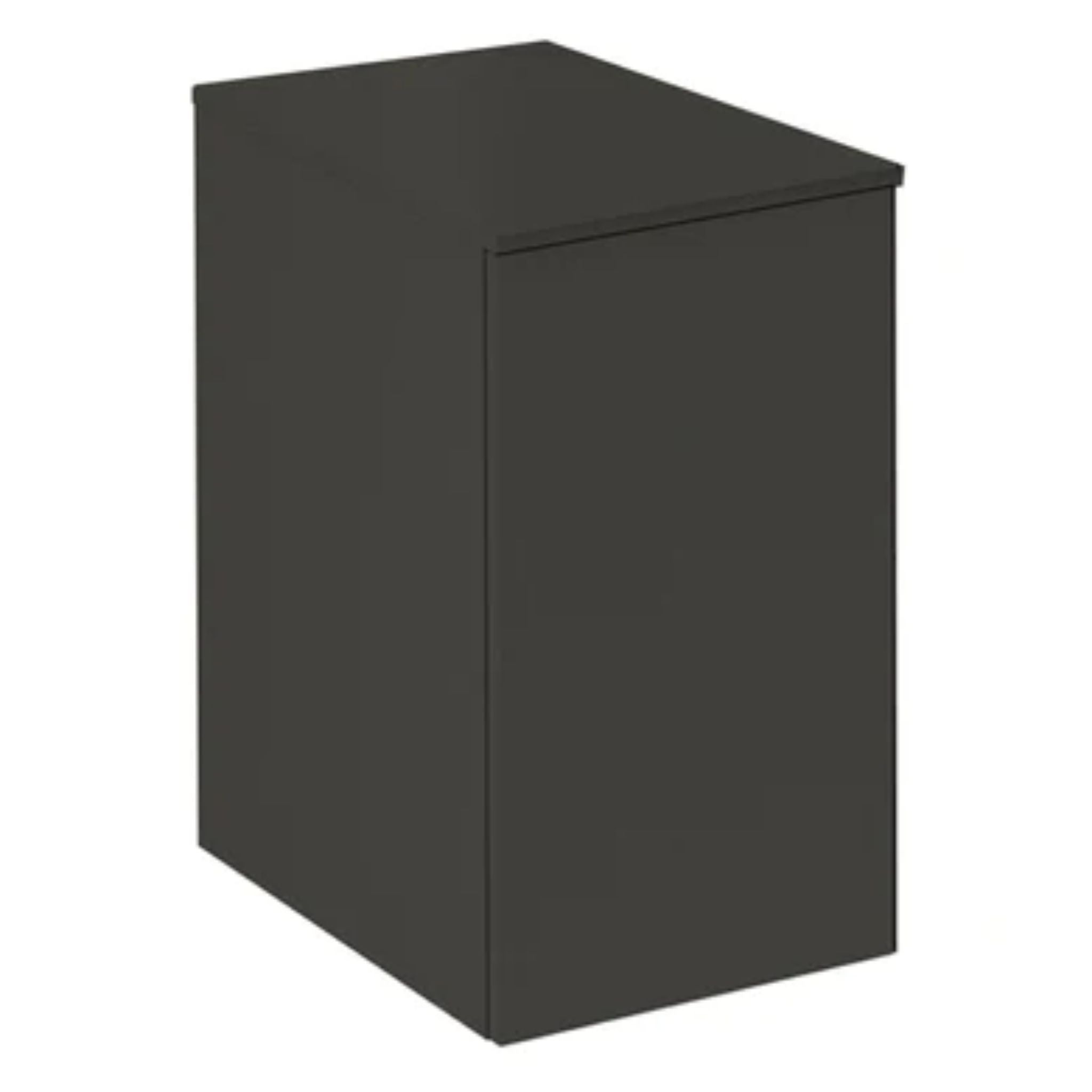 LessCare, LessCare Sansa by Royo 12" Anthracite Modern Wall-Mount Side Unit