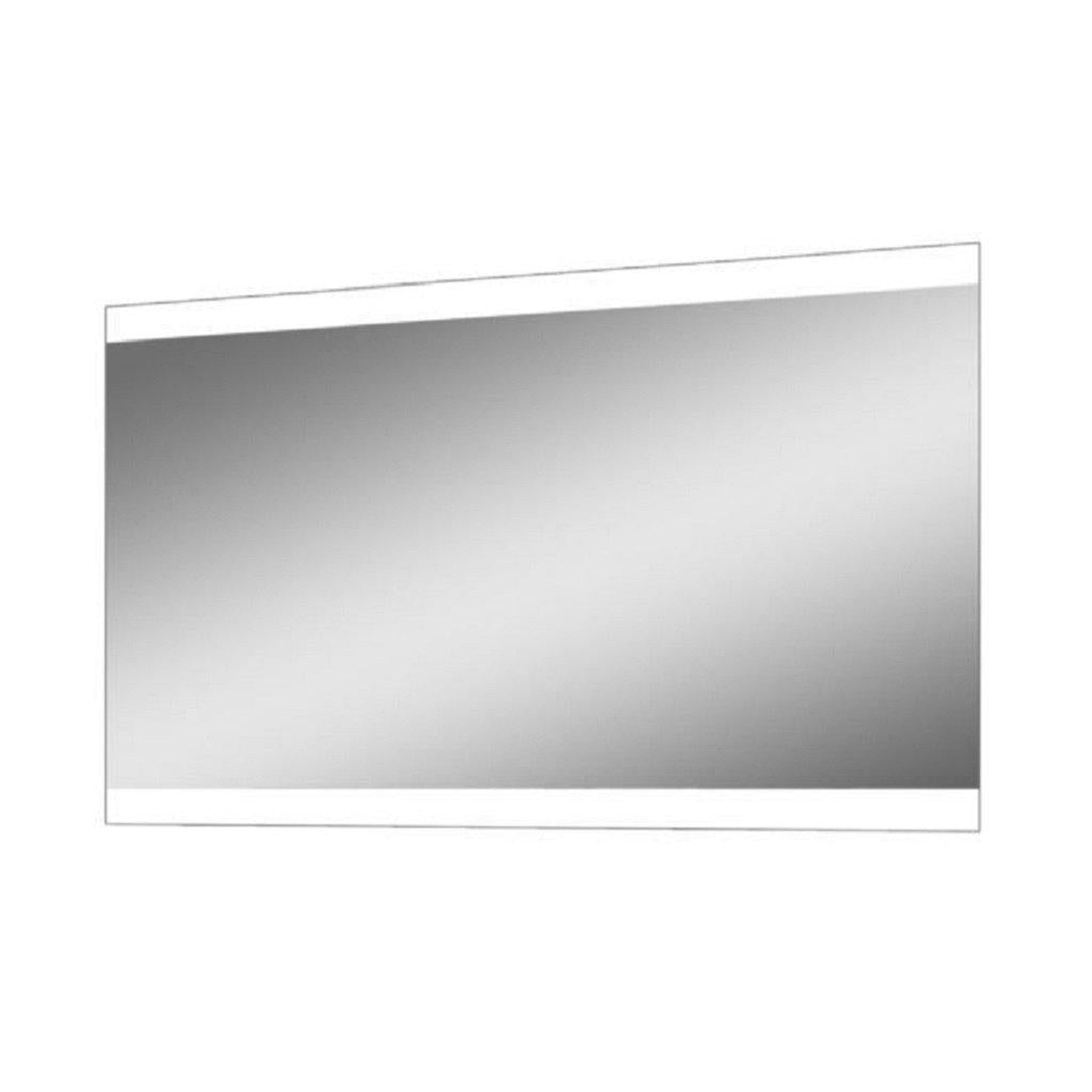 Lighted Impressions, Lighted Impressions Jet 48" x 24" Rectangular Frameless Wall-Mounted LED Mirror With IR Sensor