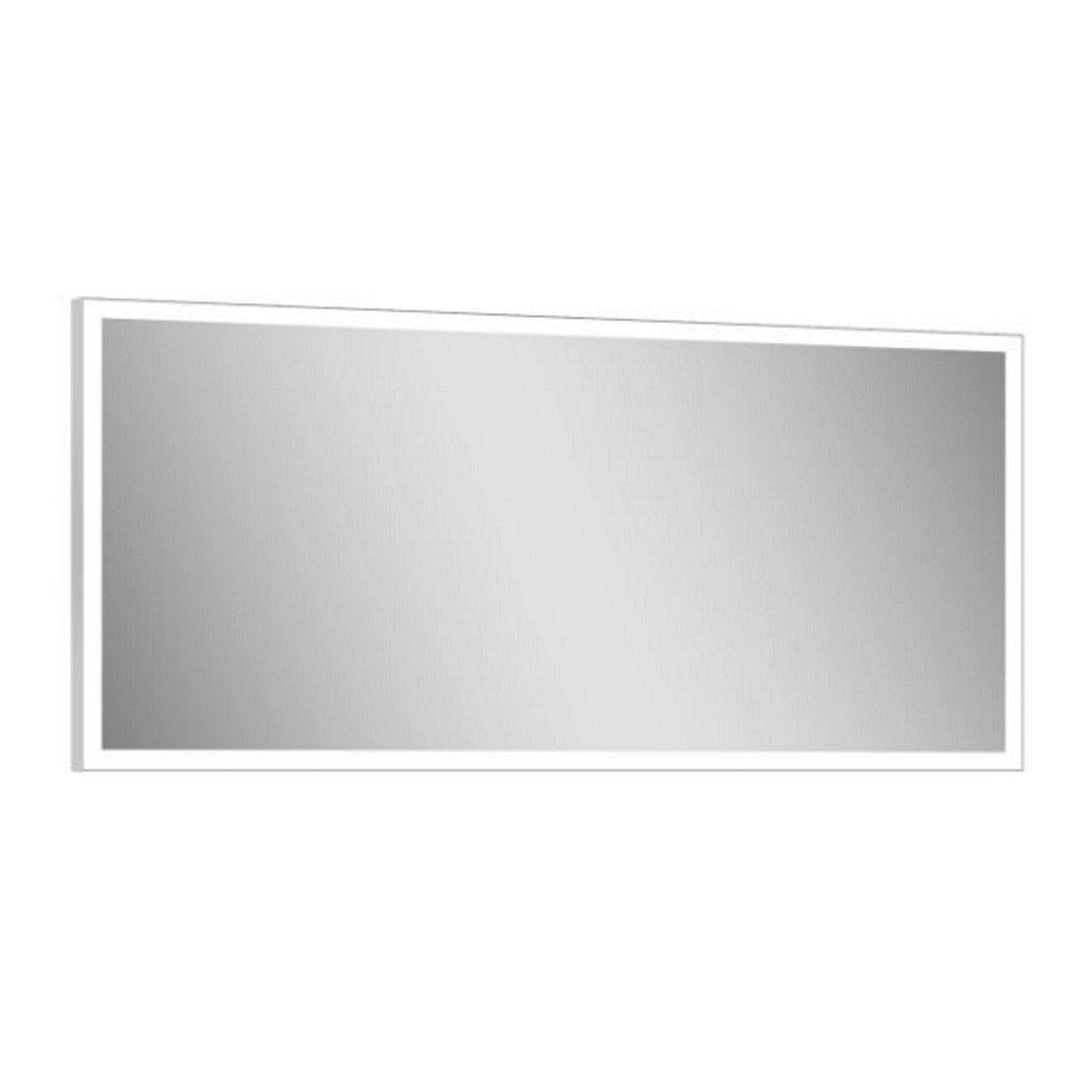 Lighted Impressions, Lighted Impressions Laguna 47.25" x 23.625" Rectangular Frameless Wall-Mounted LED Mirror With 3-Section Rocker Switch