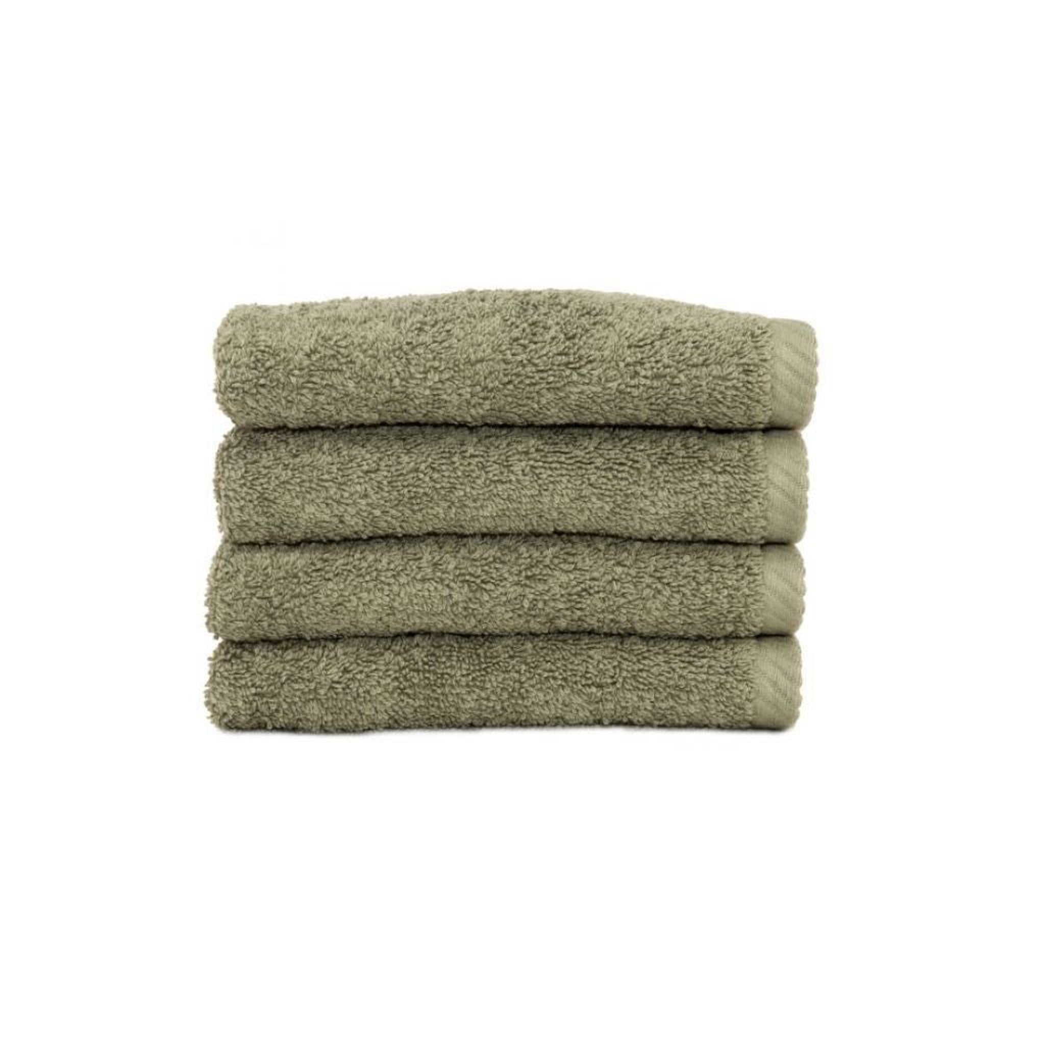 Linum Home Textiles, Linum Soft Twist Turkish Cotton Light Olive Wash Cloth