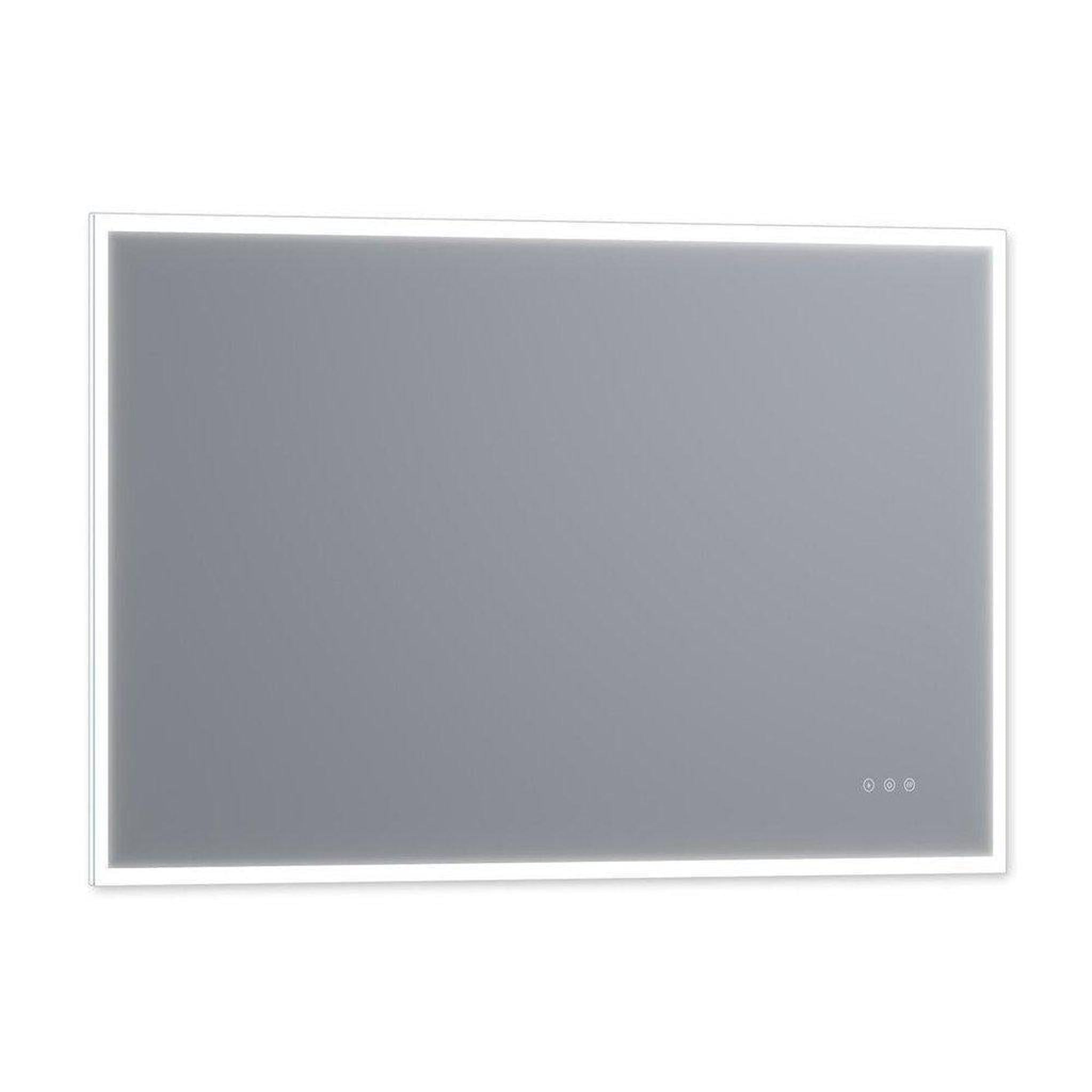 Luxaar, Luxaar Lucent 60" x 36" Wall-Mounted LED Vanity Mirror With Color Changer, Memory Dimmer & Defogger