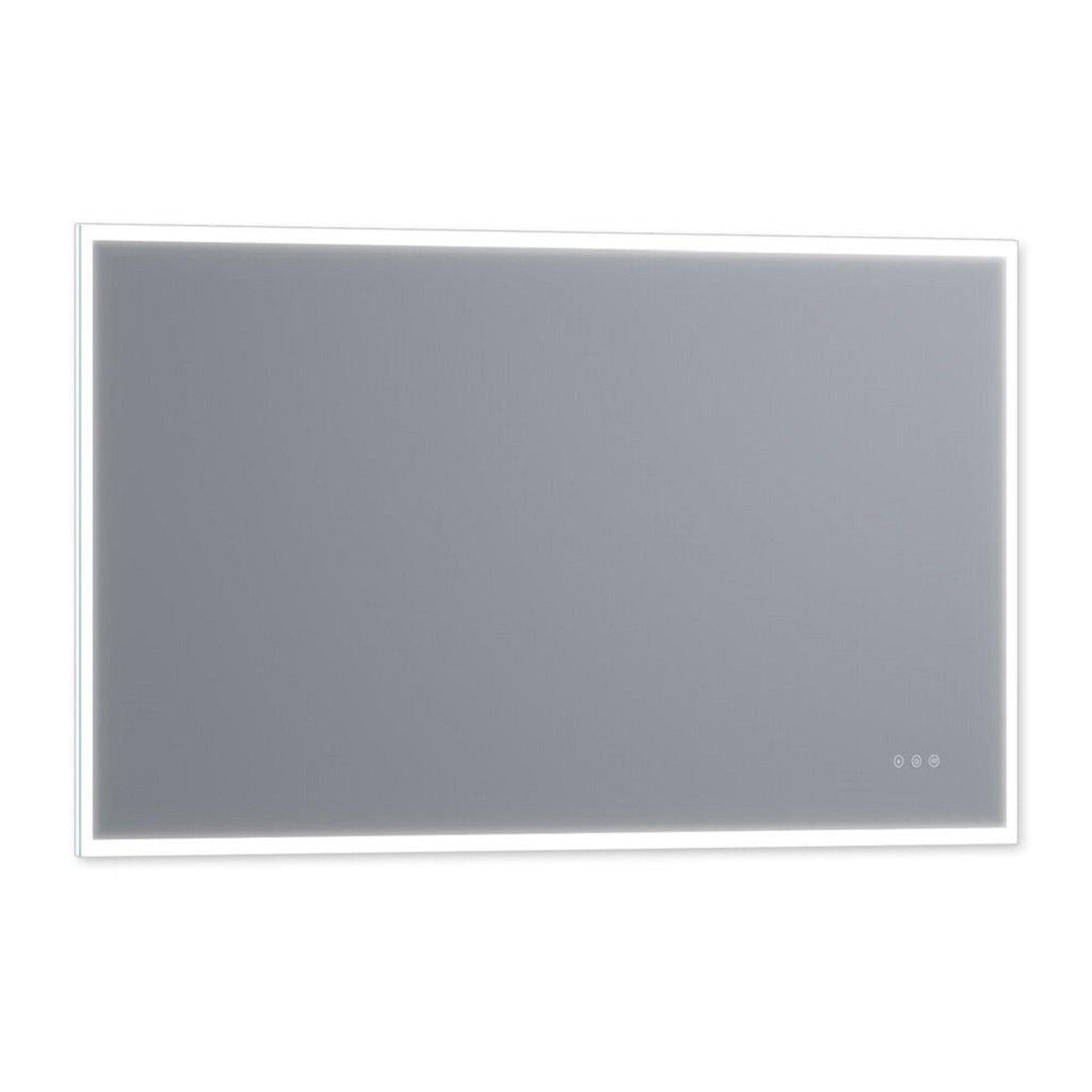 Luxaar, Luxaar Lucent 70" x 36" Wall-Mounted LED Vanity Mirror With Color Changer, Memory Dimmer & Defogger